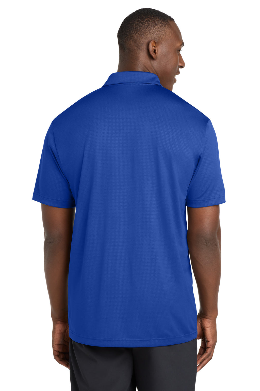 Sport-Tek Embossed PosiCharge Tough Polo . ST630 - True Royal - back