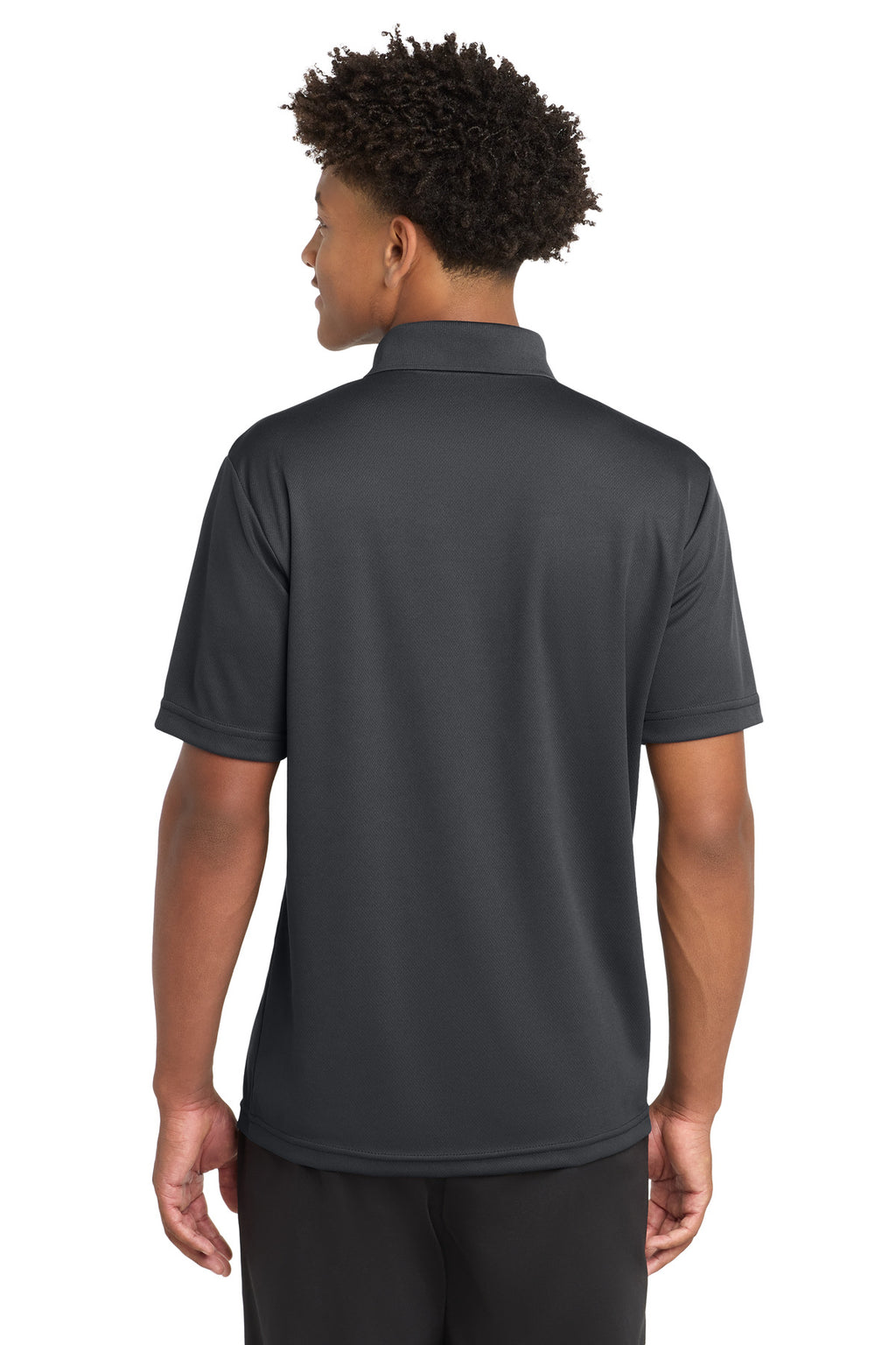 Sport-Tek PosiCharge RacerMesh Pocket Polo. ST640P - Graphite - back