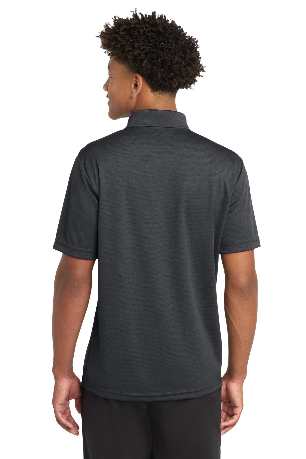 Sport-Tek PosiCharge RacerMesh Pocket Polo. ST640P - Graphite - back