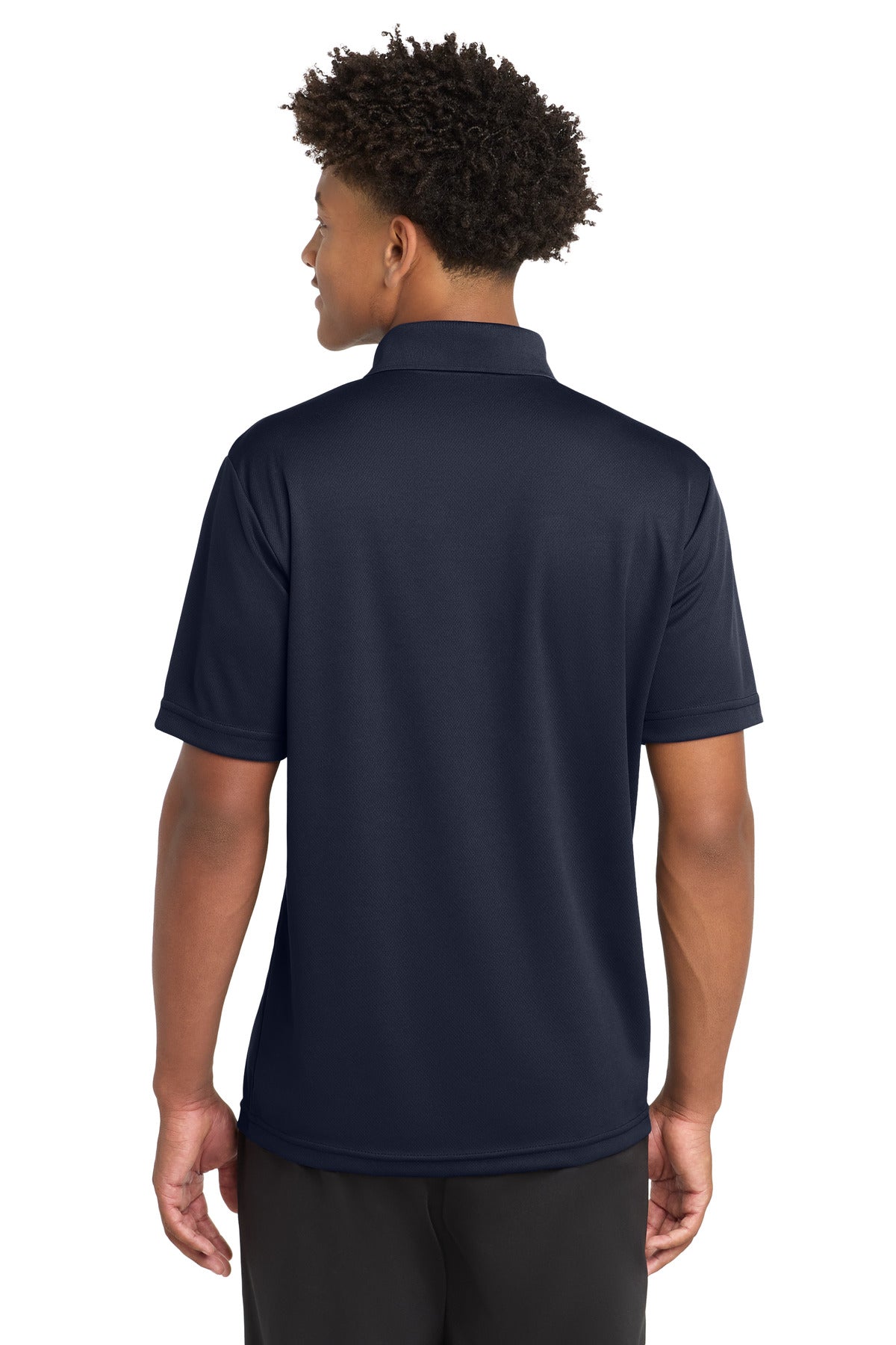 Sport-Tek PosiCharge RacerMesh Pocket Polo. ST640P - True Navy - back
