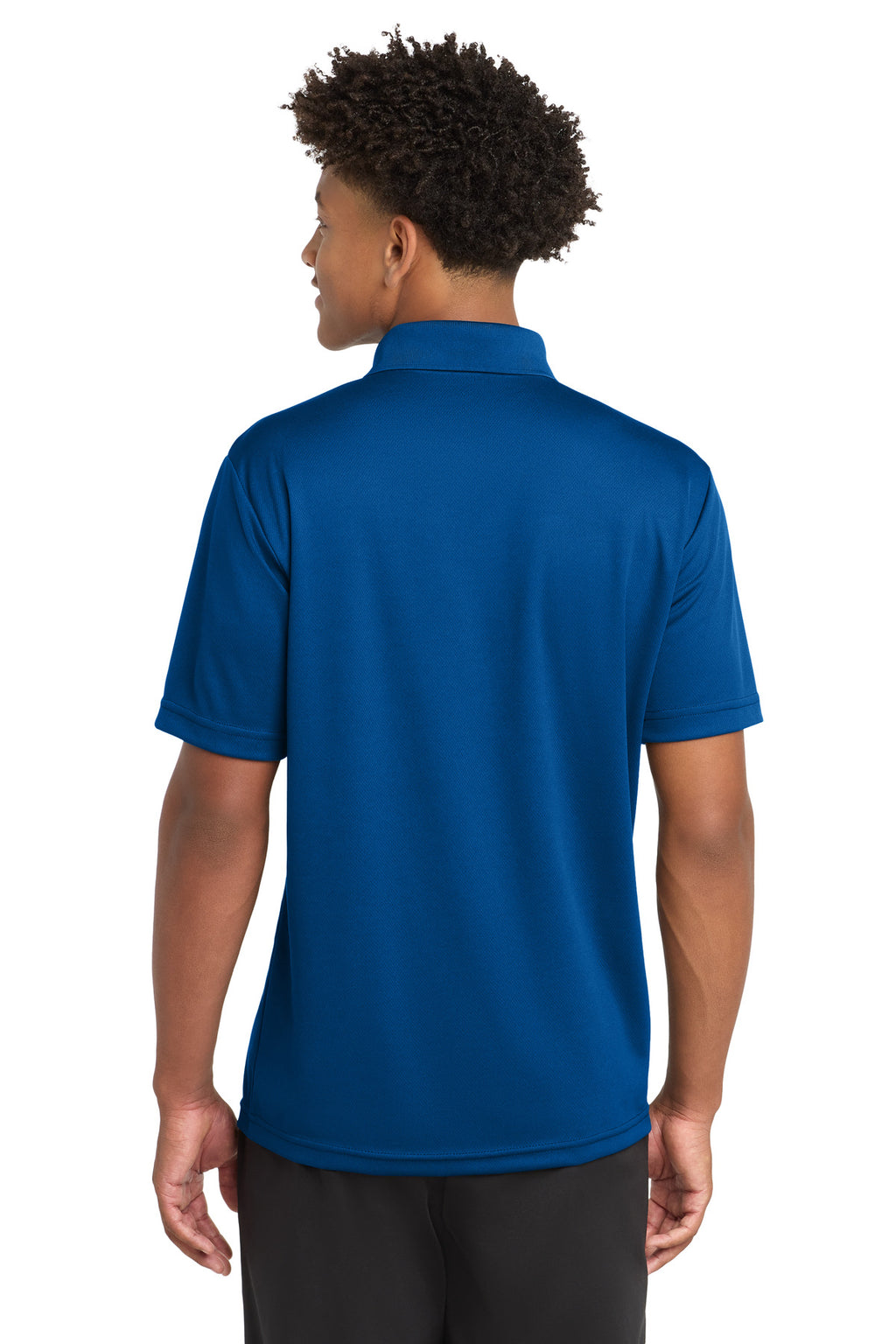 Sport-Tek PosiCharge RacerMesh Pocket Polo. ST640P - True Royal - back
