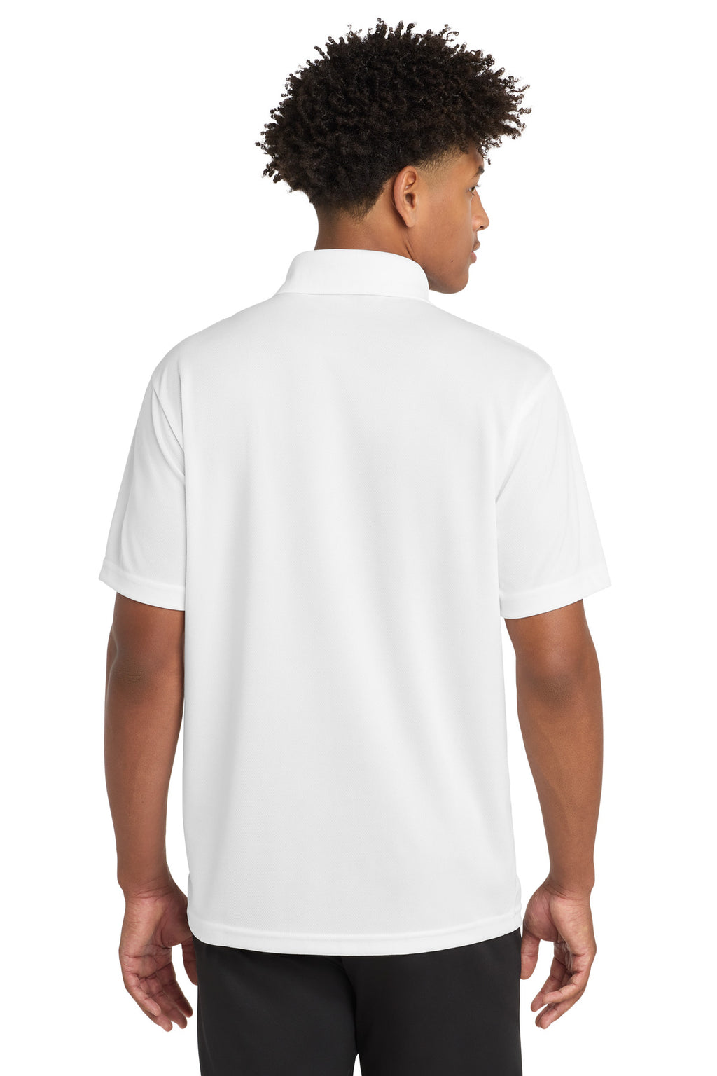 Sport-Tek PosiCharge RacerMesh Pocket Polo. ST640P - White - back