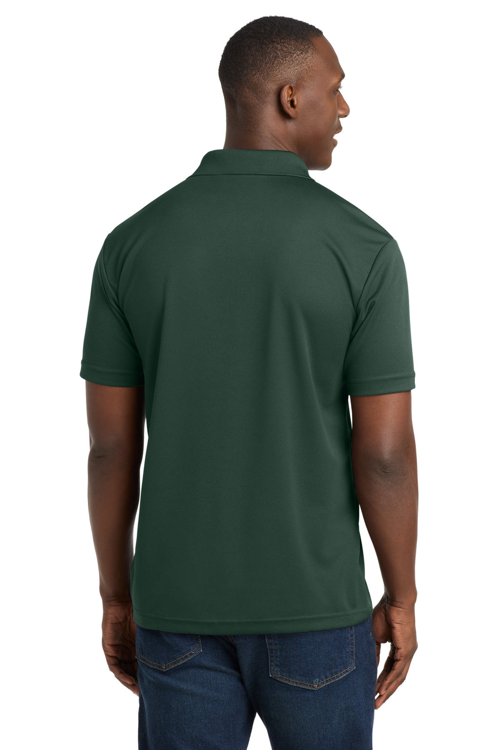 Sport-Tek PosiCharge RacerMesh Polo. ST640 - Dark Forest Green - back
