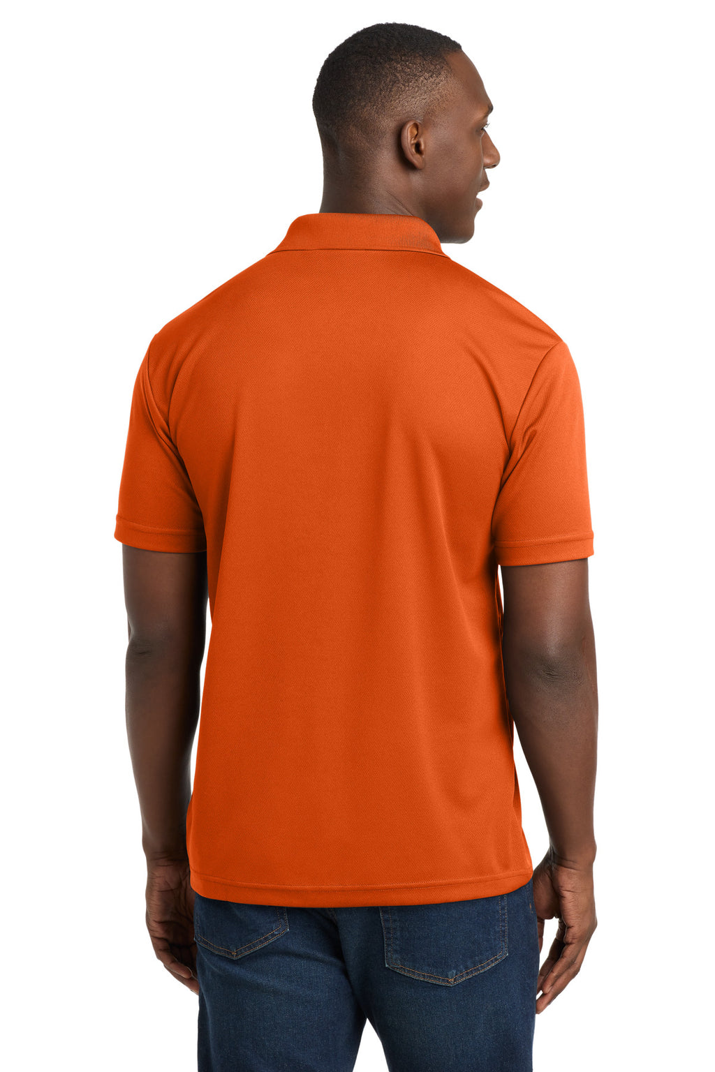 Sport-Tek PosiCharge RacerMesh Polo. ST640 - Deep Orange - back