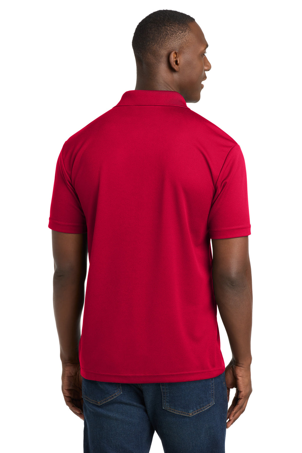 Sport-Tek PosiCharge RacerMesh Polo. ST640 - Deep Red - back