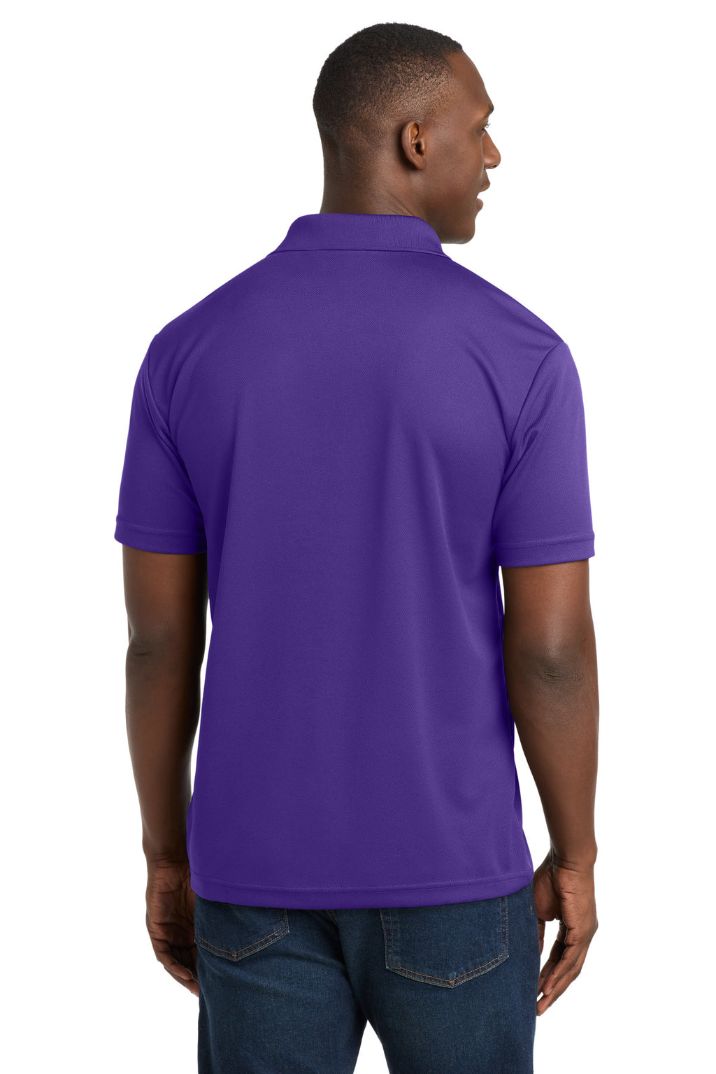 Sport-Tek PosiCharge RacerMesh Polo. ST640 - Purple - back