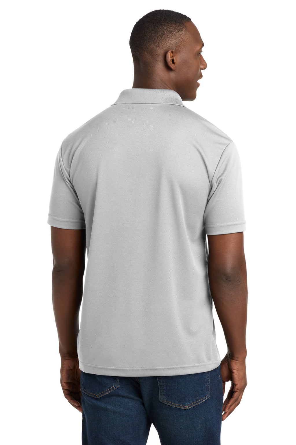 Sport-Tek PosiCharge RacerMesh Polo. ST640 - Silver - back