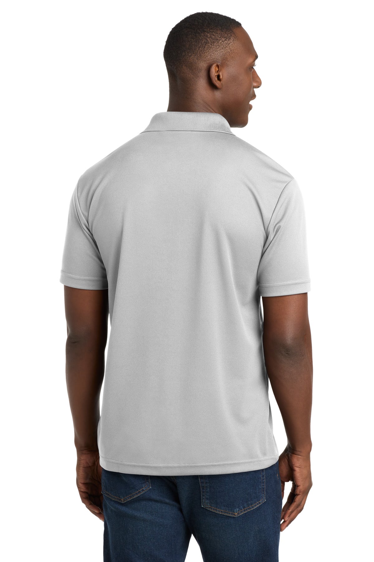 Sport-Tek PosiCharge RacerMesh Polo. ST640 - Silver - back