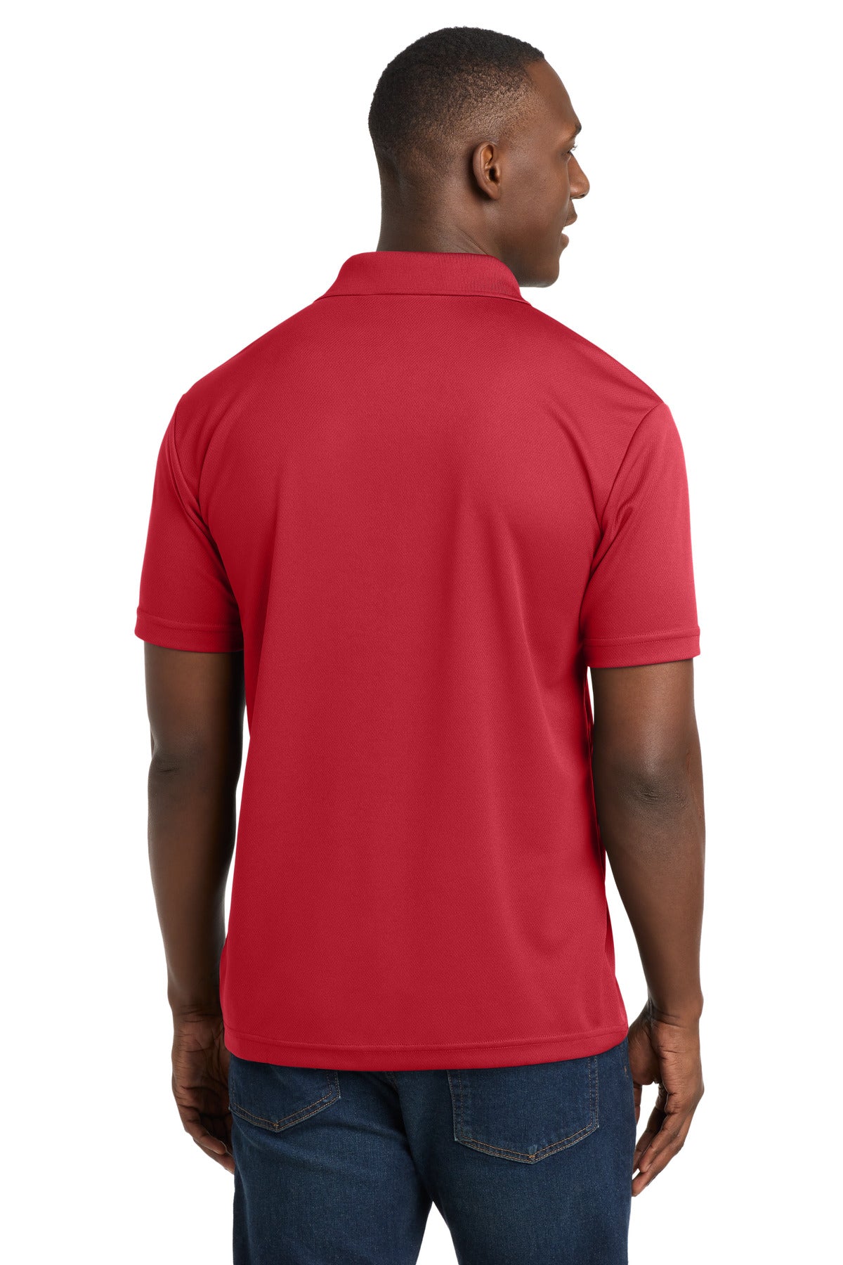 Sport-Tek PosiCharge RacerMesh Polo. ST640 - True Red - back