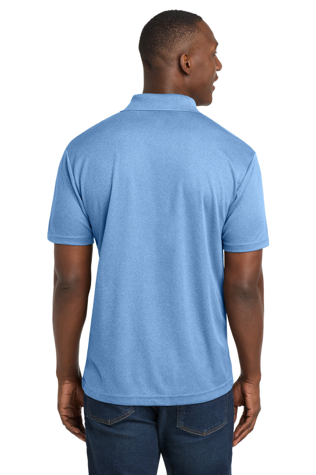 Sport-Tek PosiCharge RacerMesh Polo. ST640 - True Royal Heather - back