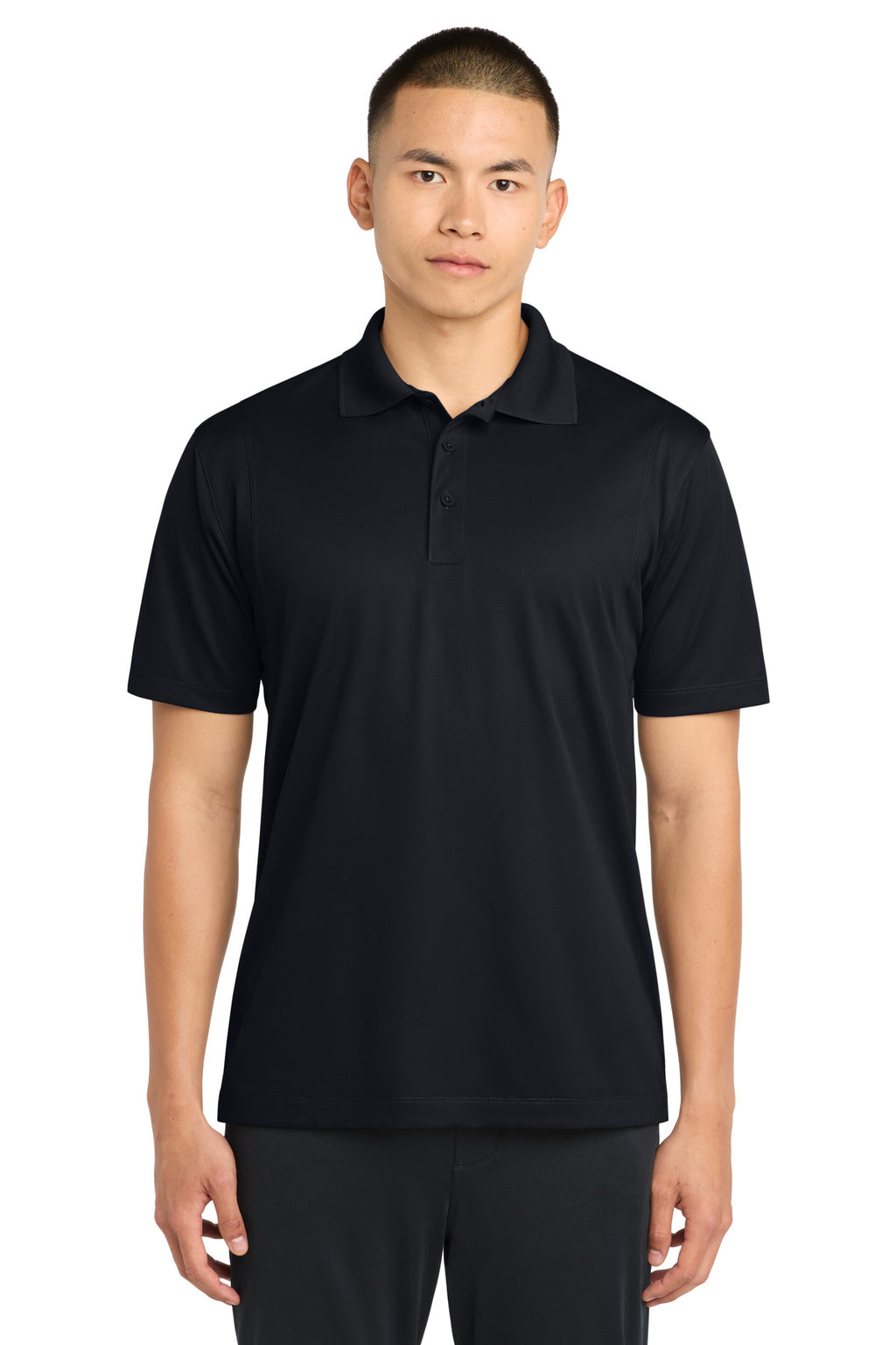 Sport-Tek Micropique Sport-Wick Polo. ST650 - Black - front