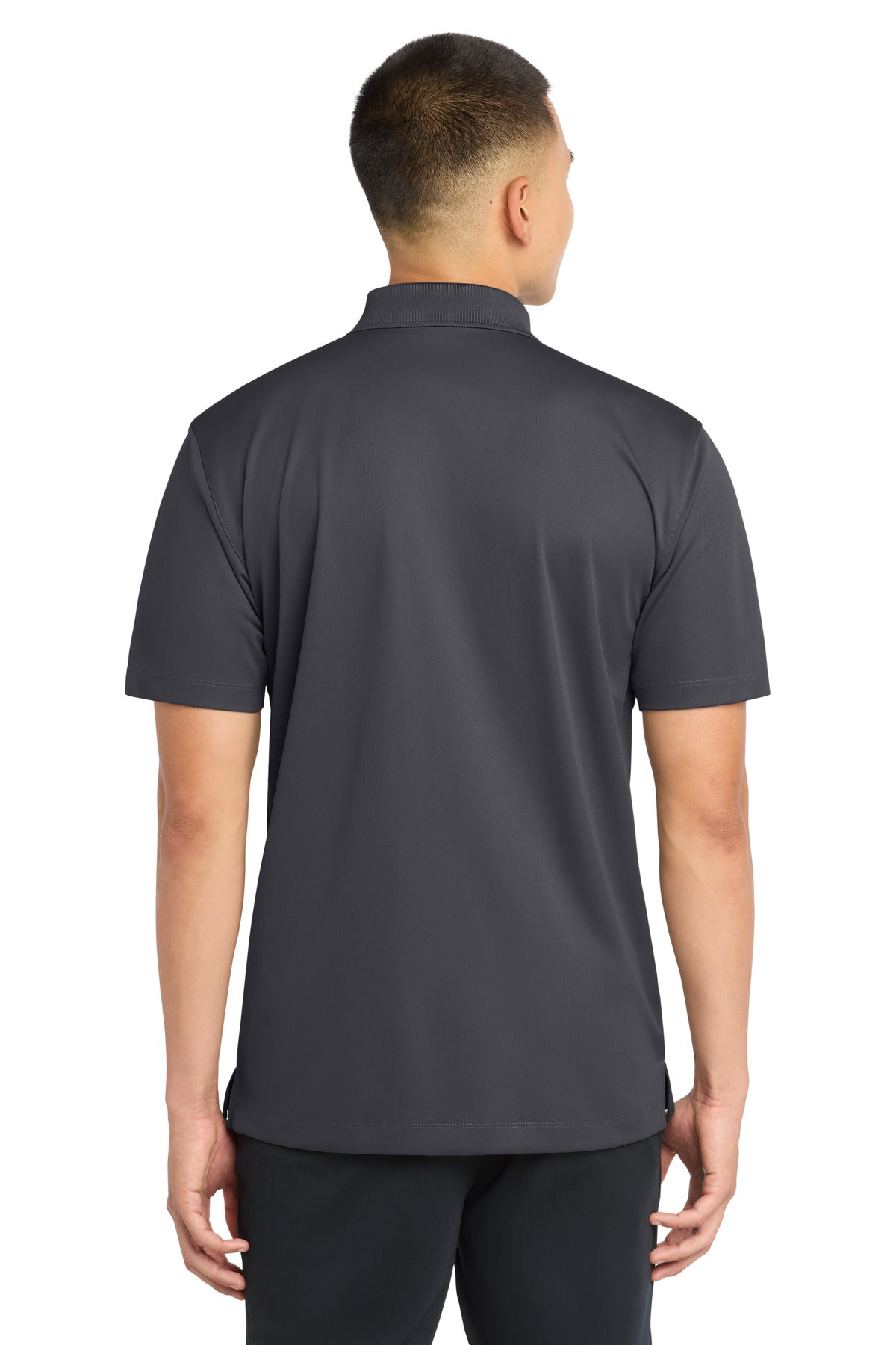 Sport-Tek Micropique Sport-Wick Polo. ST650 - Iron Grey - back