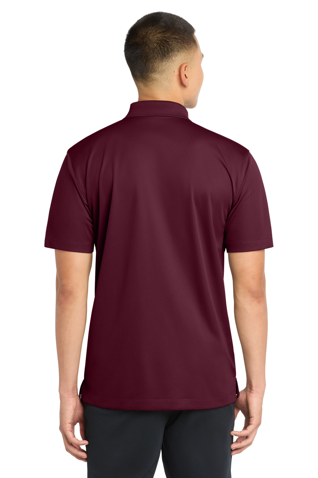 Sport-Tek Micropique Sport-Wick Polo. ST650 - Maroon - back