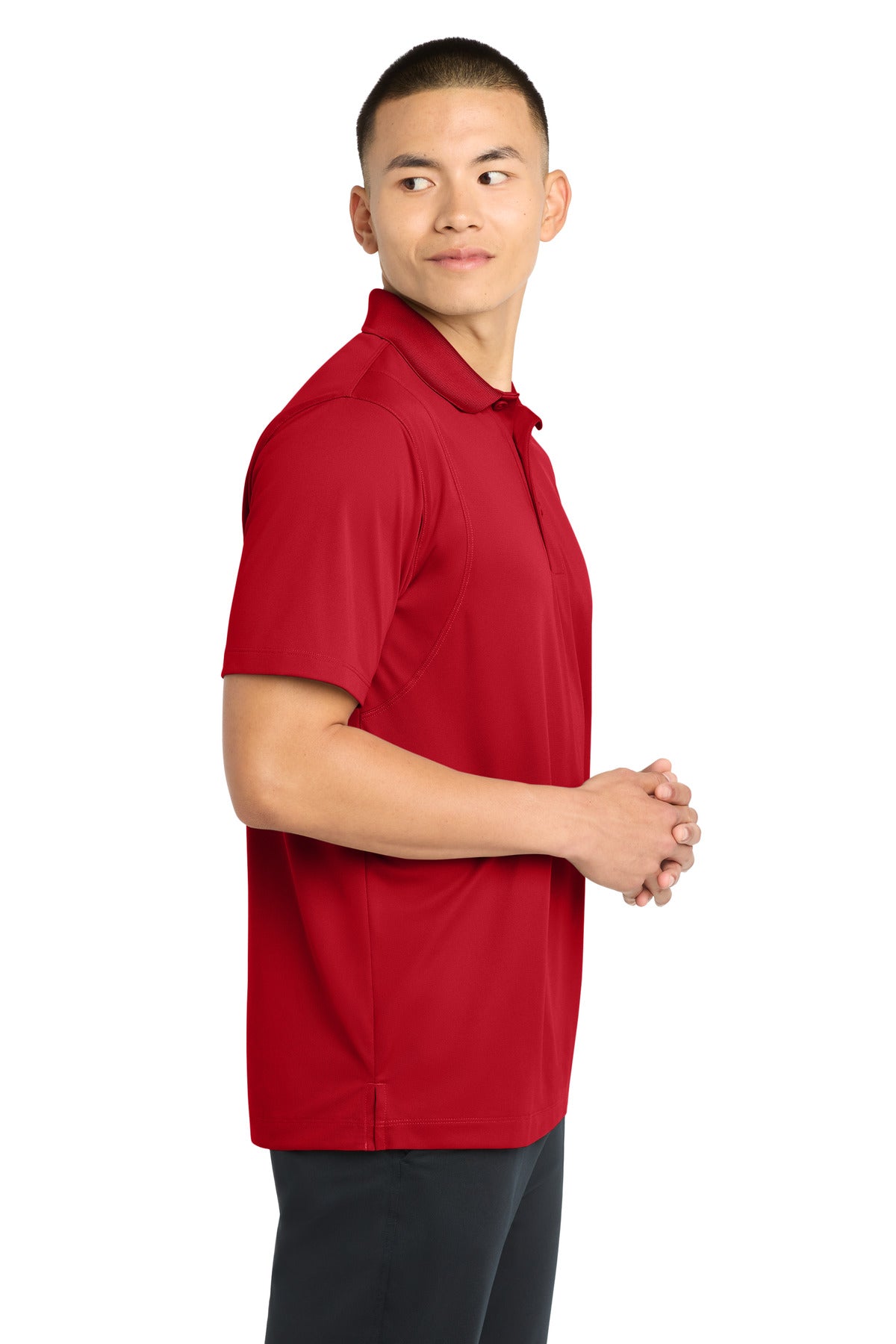 Sport-Tek Micropique Sport-Wick Polo. ST650 - True Red - side