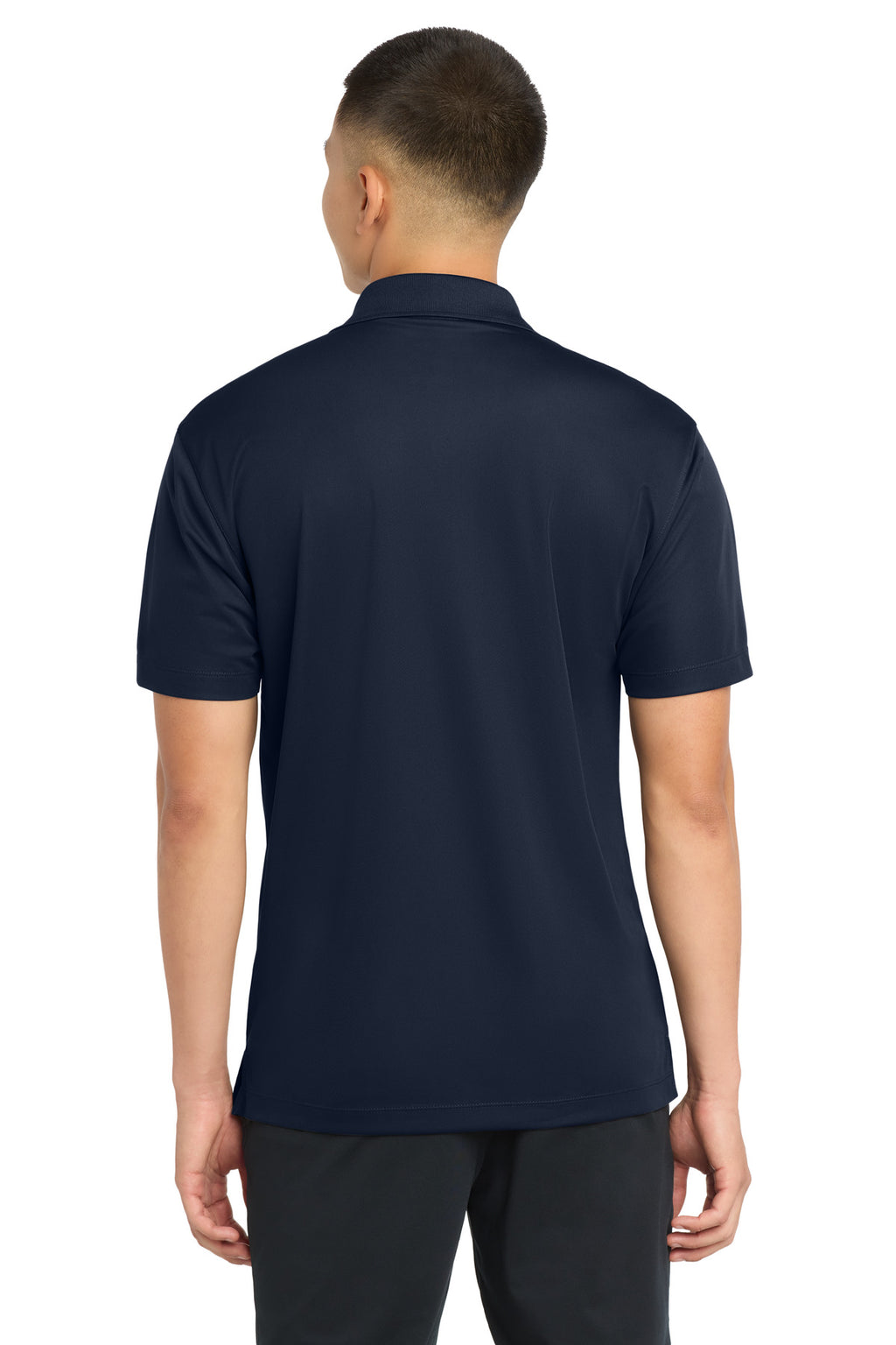 Sport-Tek Micropique Sport-Wick Pocket Polo. ST651 - True Navy - back