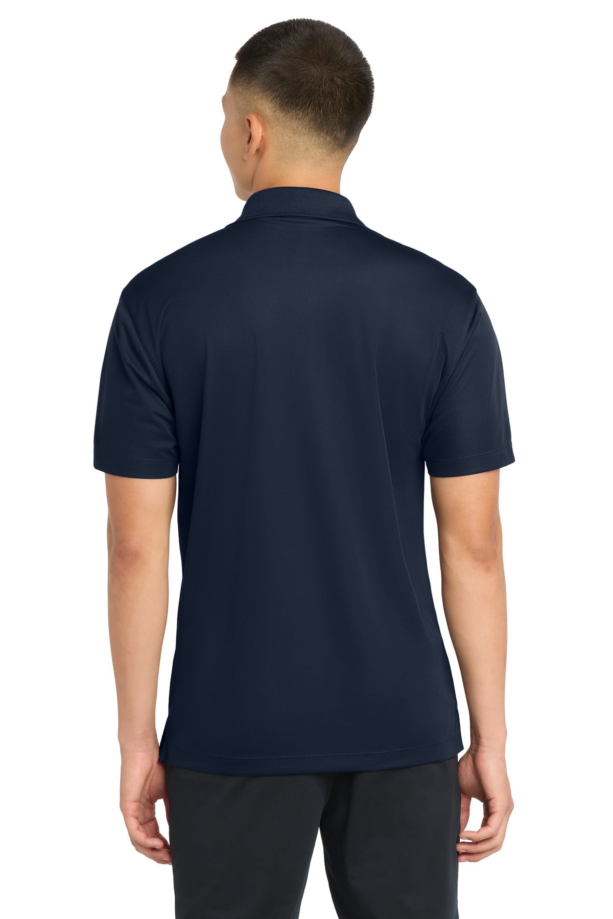 Sport-Tek Micropique Sport-Wick Pocket Polo. ST651 - True Navy - back