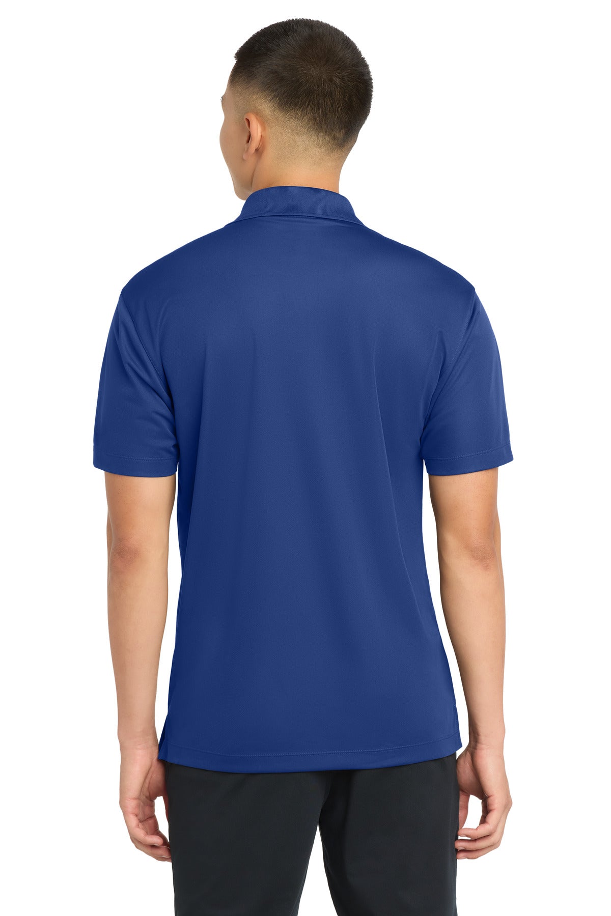 Sport-Tek Micropique Sport-Wick Pocket Polo. ST651 - True Royal - back