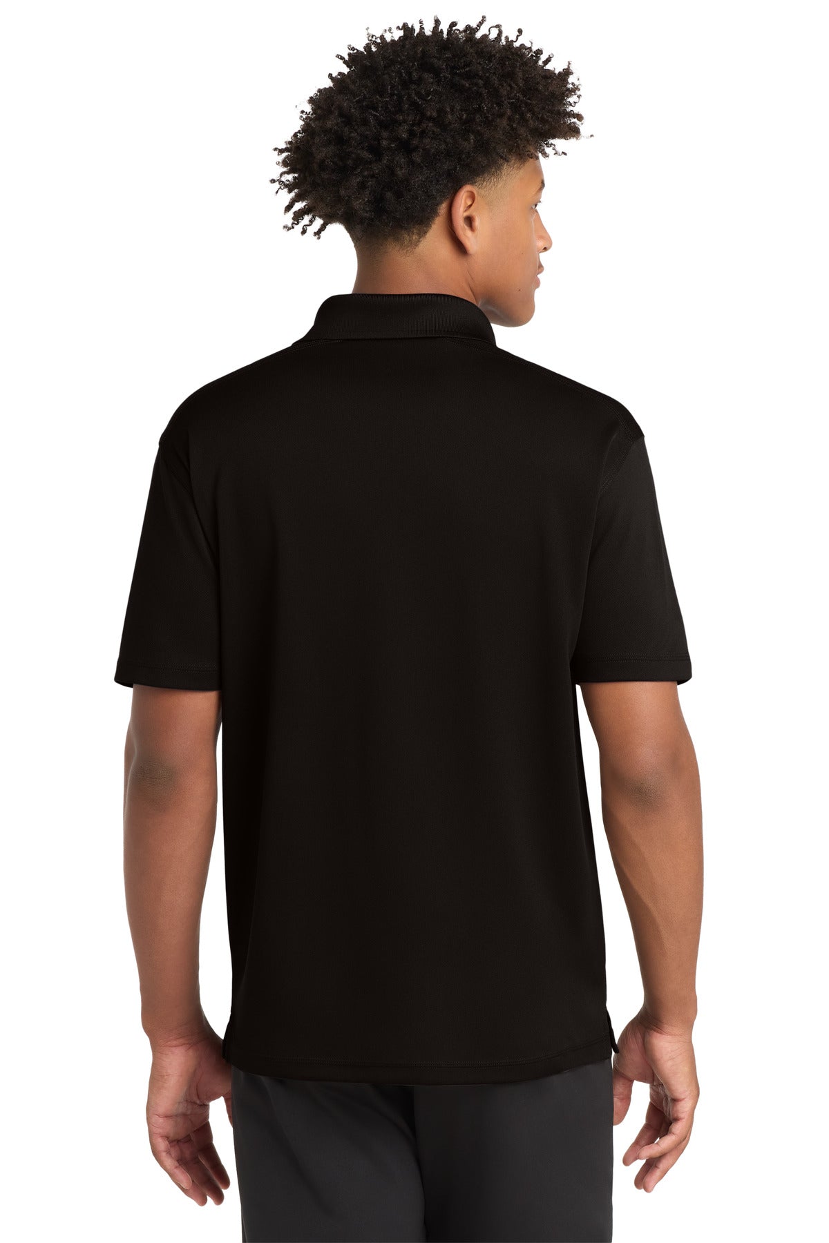 Sport-Tek PosiCharge Micro-Mesh Polo. ST680 - Black - back