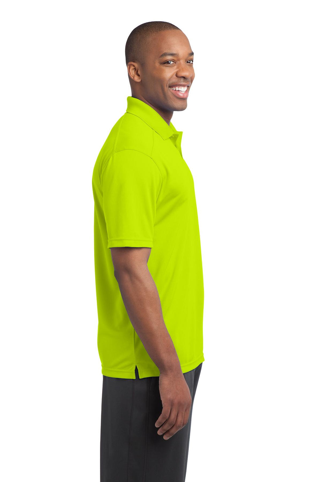 Sport-Tek PosiCharge Micro-Mesh Polo. ST680 - Citron - side