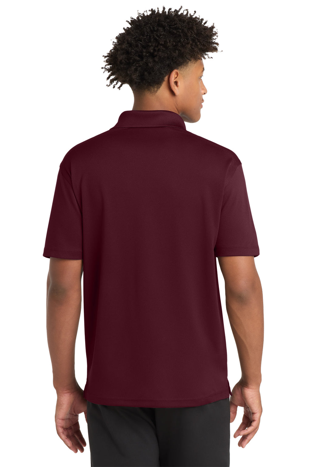 Sport-Tek PosiCharge Micro-Mesh Polo. ST680 - Maroon - back