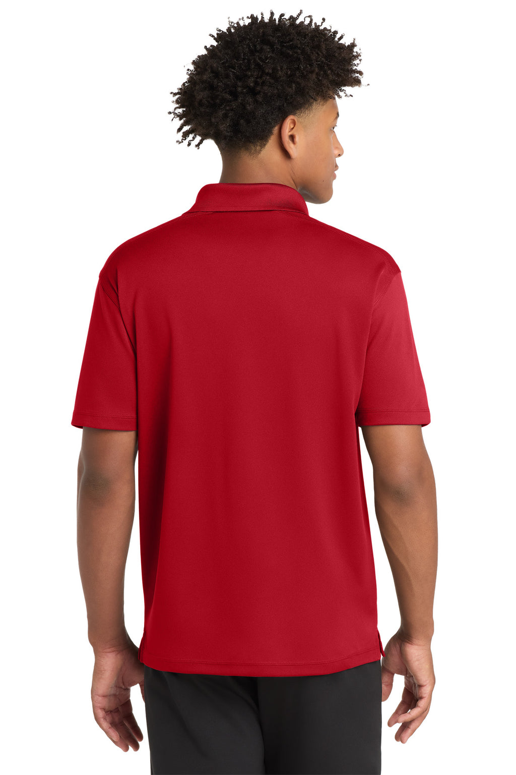 Sport-Tek PosiCharge Micro-Mesh Polo. ST680 - True Red - back