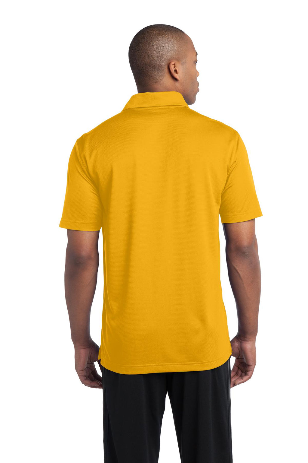 Sport-Tek PosiCharge Active Textured Polo. ST690 - Gold - back