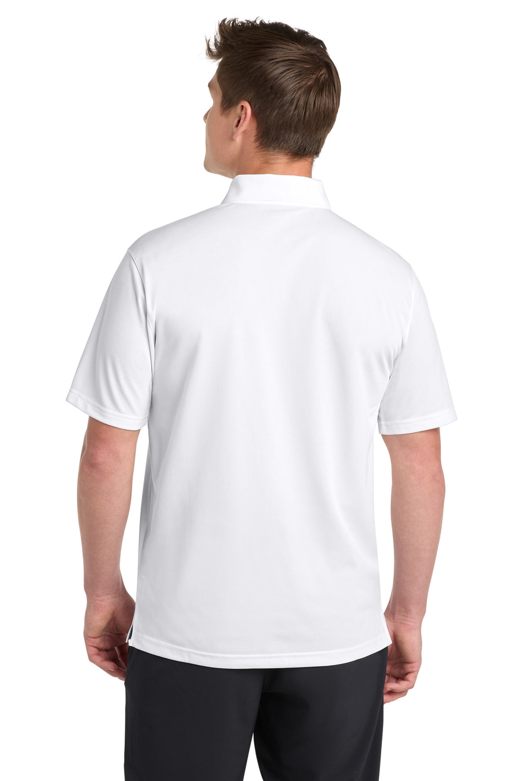Sport-Tek PosiCharge Active Textured Polo. ST690 - White - back