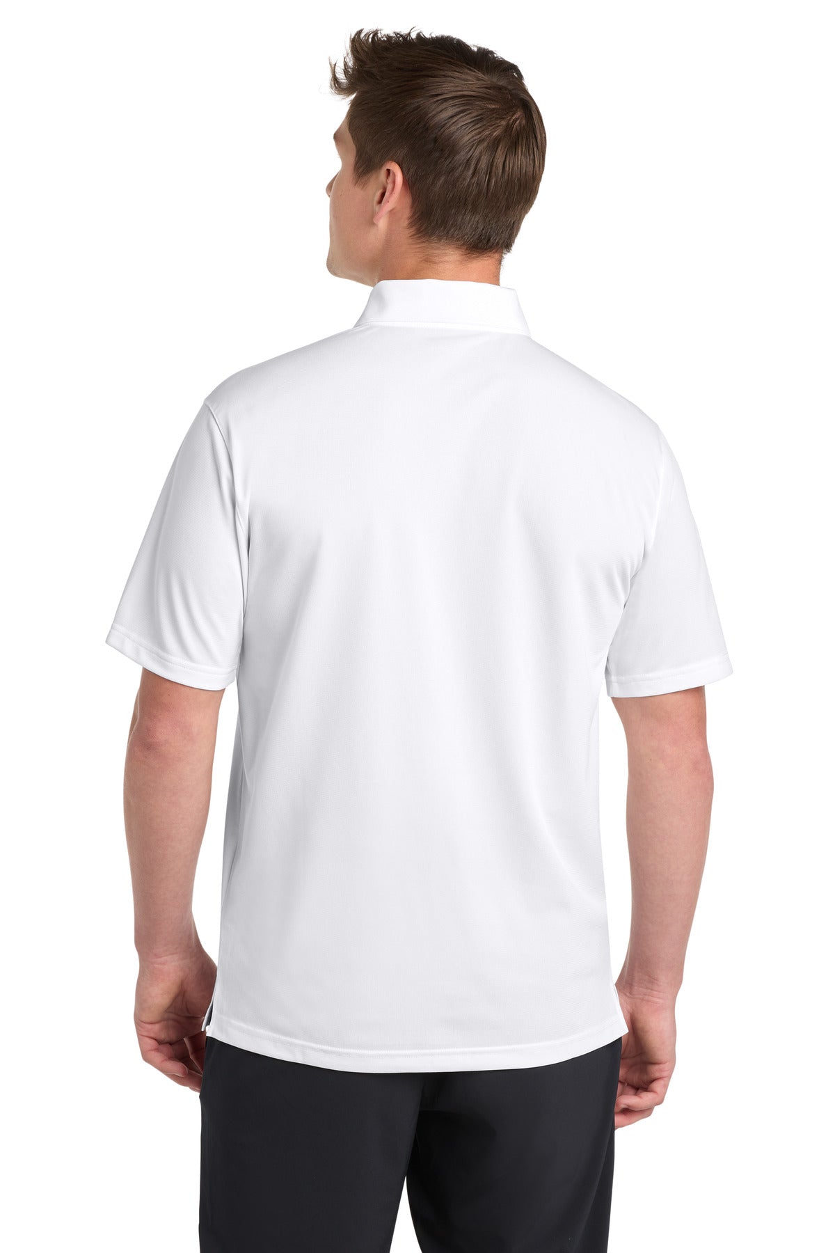 Sport-Tek PosiCharge Active Textured Polo. ST690 - White - back