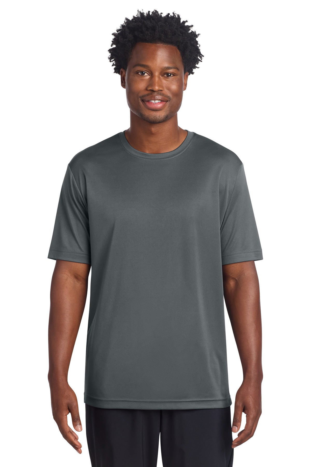 Sport-Tek PosiCharge Re-Compete Tee ST720 - Iron Grey - front