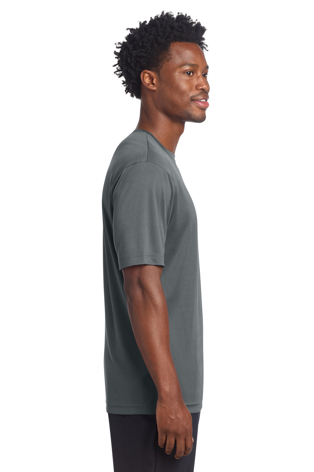 Sport-Tek PosiCharge Re-Compete Tee ST720 - Iron Grey - side