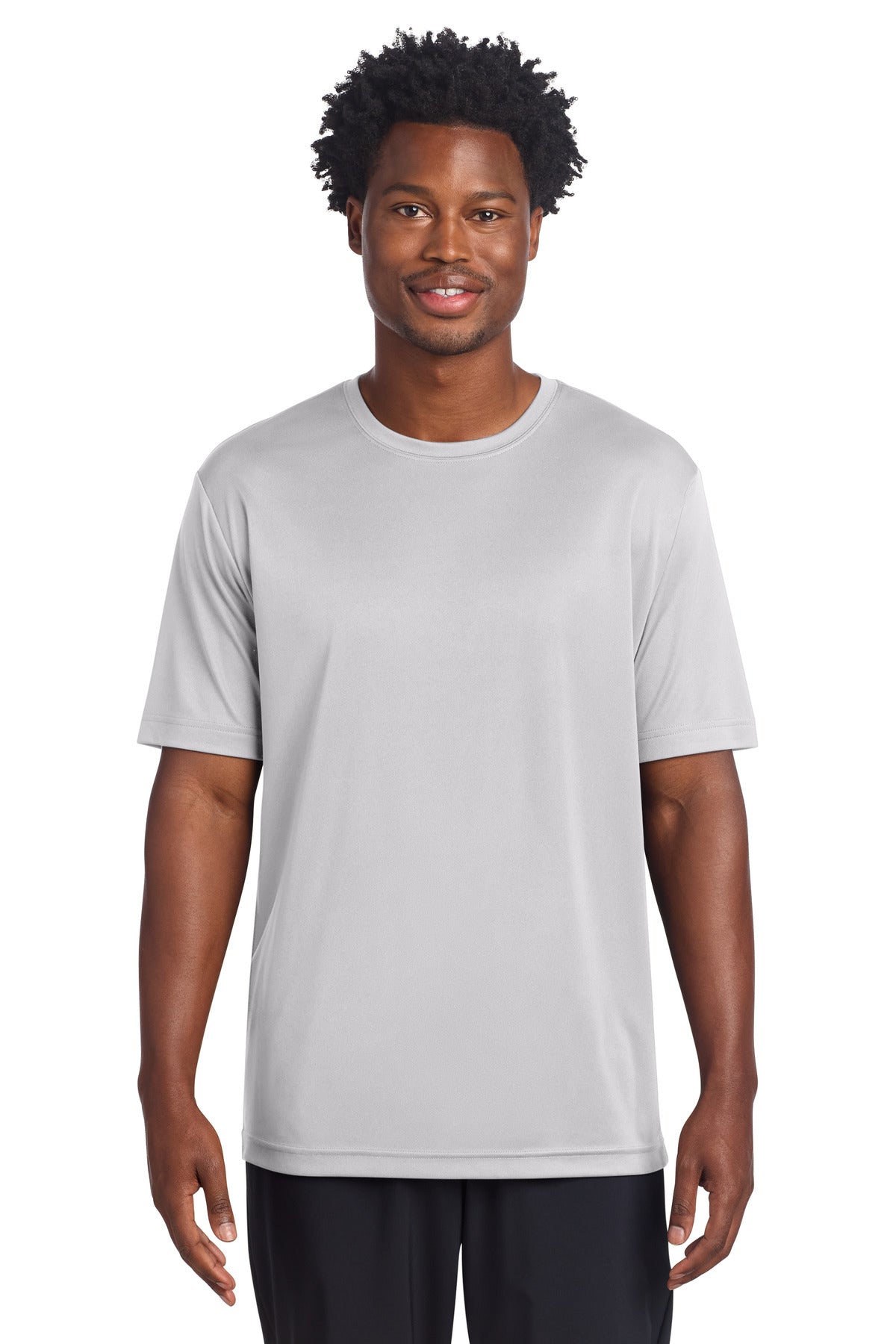 Sport-Tek PosiCharge Re-Compete Tee ST720 - Silver - front