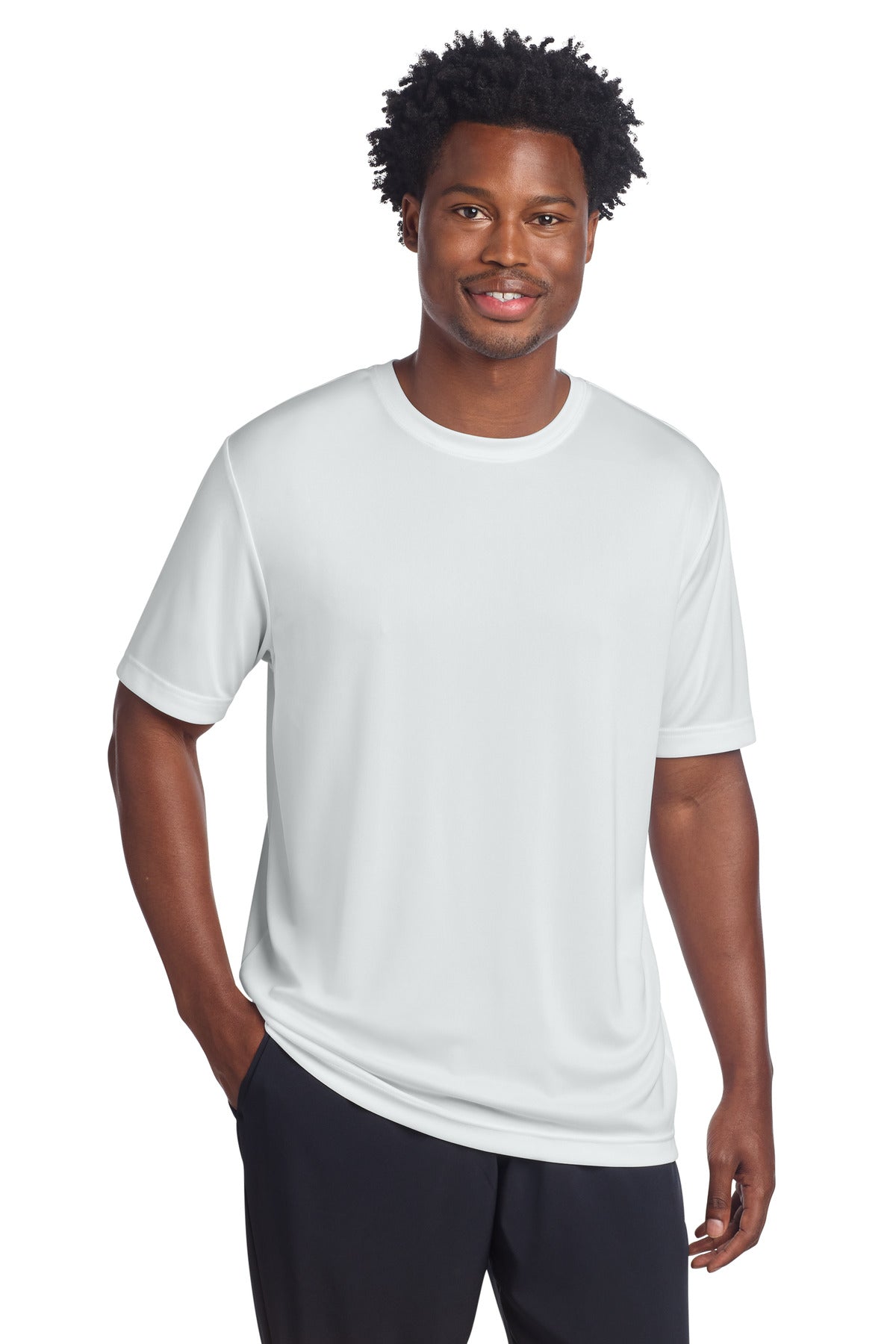 Sport-Tek PosiCharge Re-Compete Tee ST720 - White - front