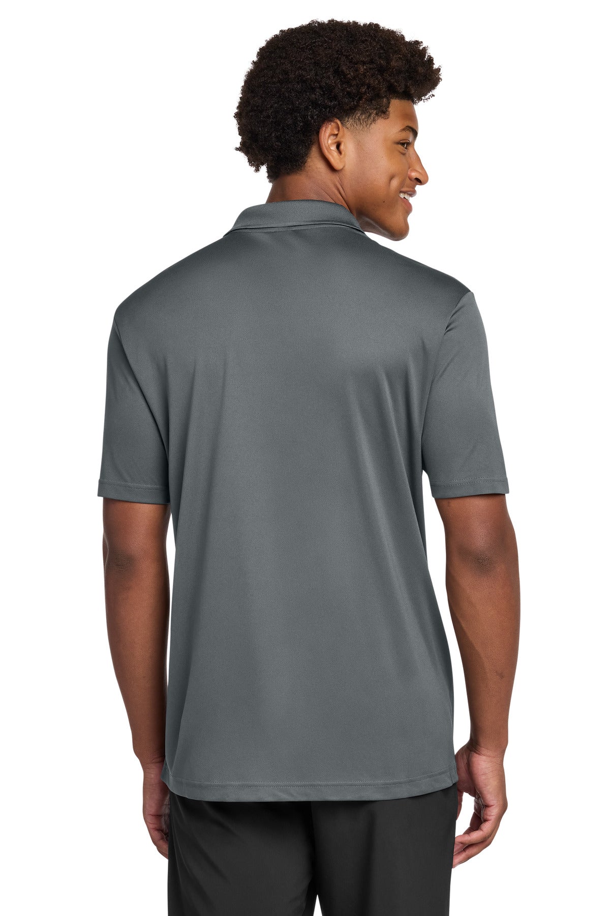 Sport-Tek PosiCharge Re-Compete Polo ST725 - Iron Grey - back