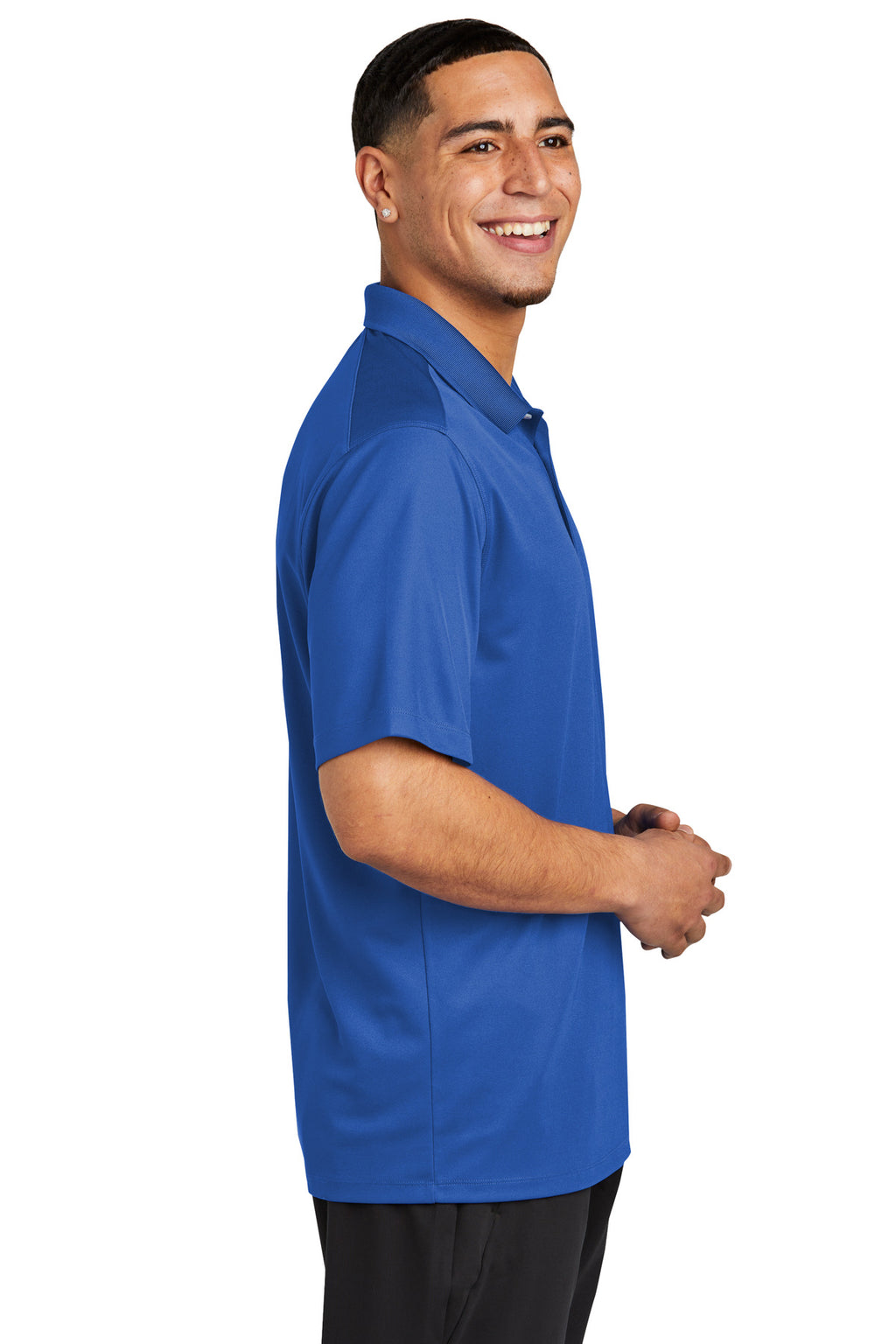 Sport-Tek UV Micropique Polo ST740 - True Royal - side