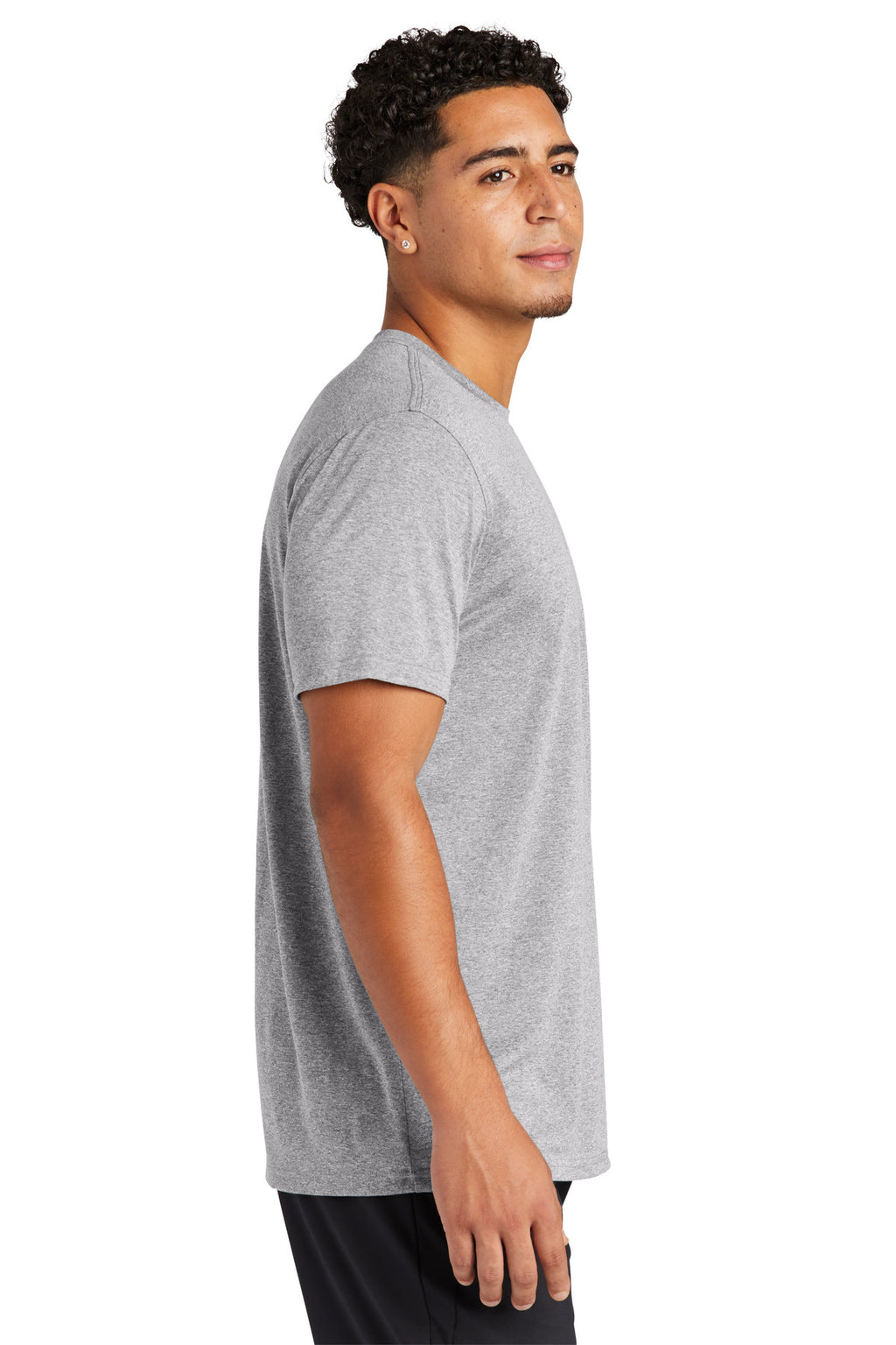 Sport-Tek Echo Tee ST760 - Athletic Heather - side
