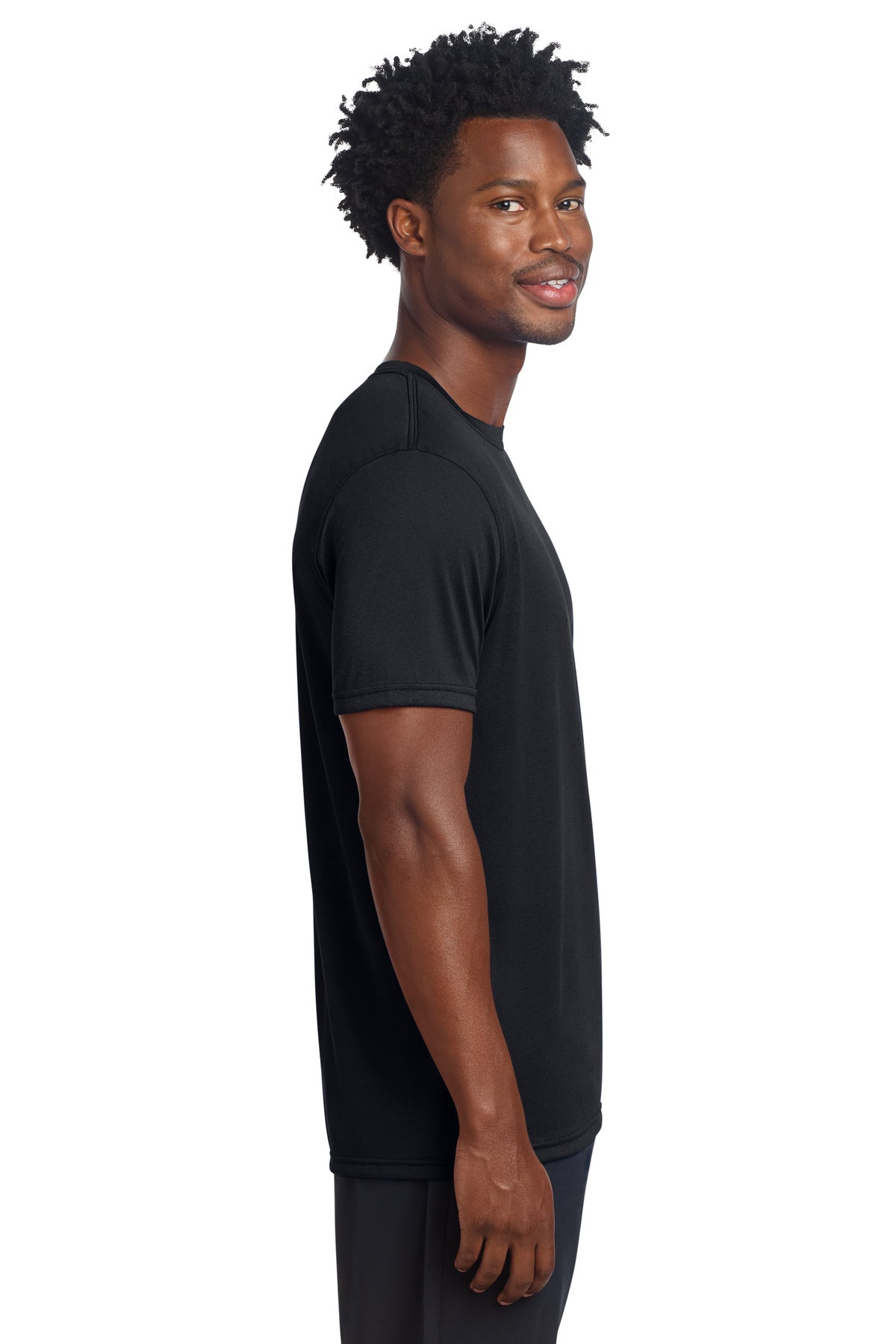 Sport-Tek Echo Tee ST760 - Black - side