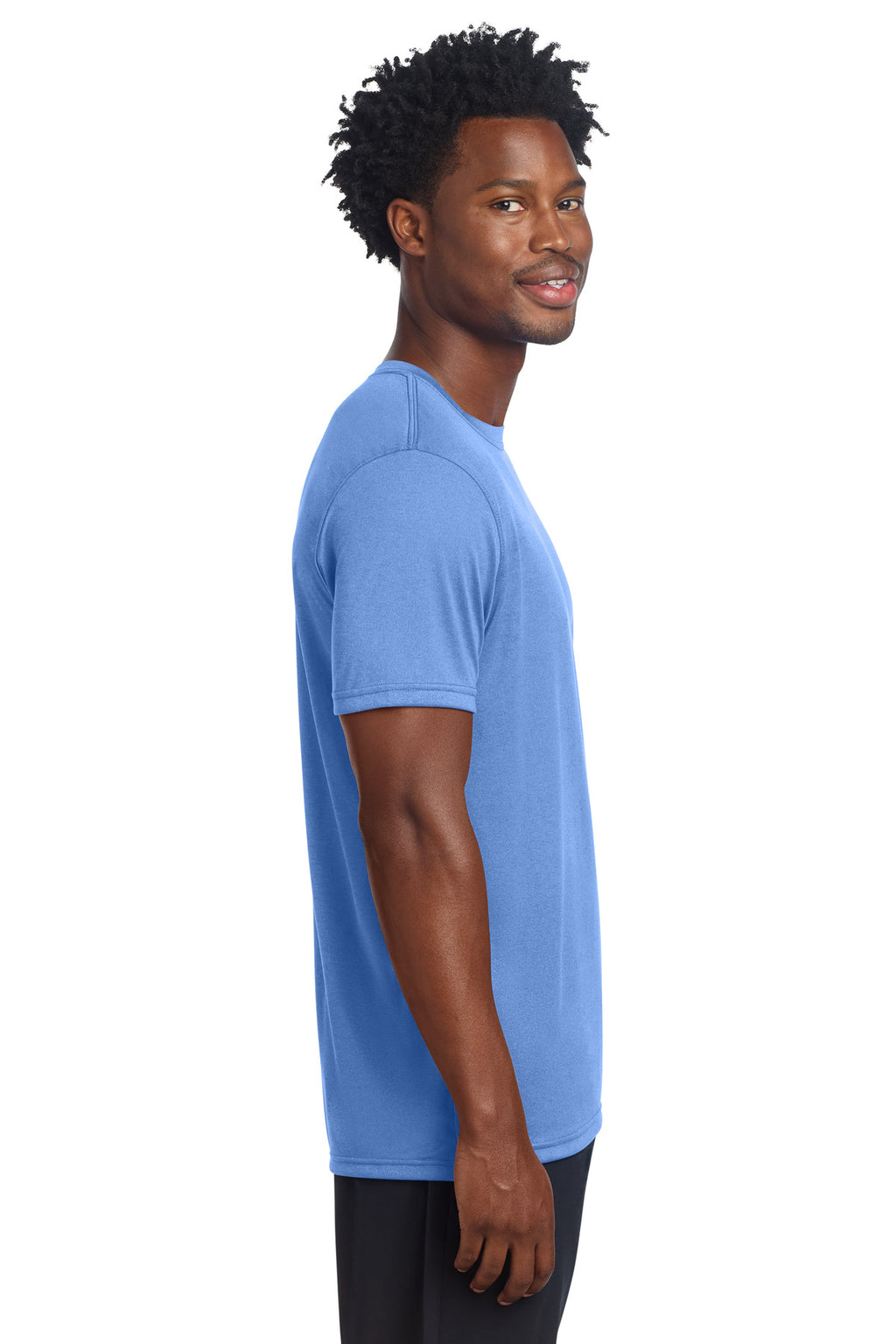 Sport-Tek Echo Tee ST760 - Carolina Blue - side