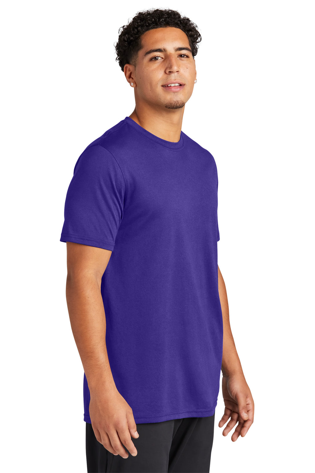 Sport-Tek Echo Tee ST760 - Purple - three_q