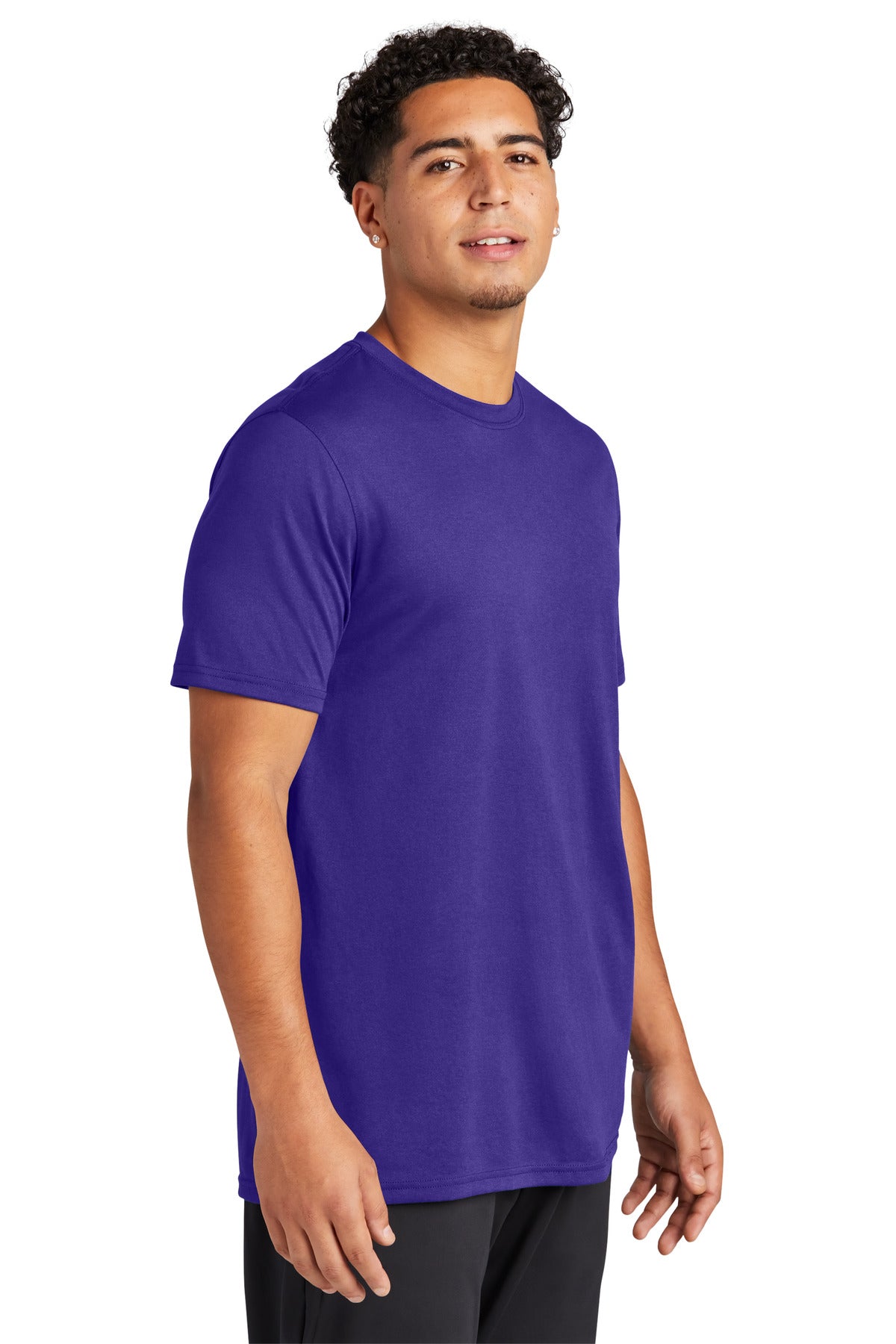 Sport-Tek Echo Tee ST760 - Purple - three_q