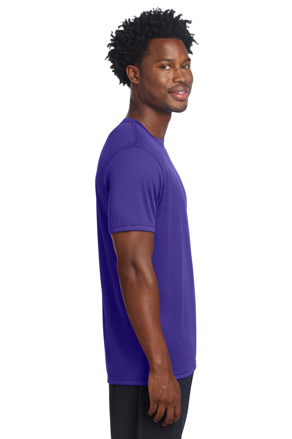 Sport-Tek Echo Tee ST760 - Purple - side