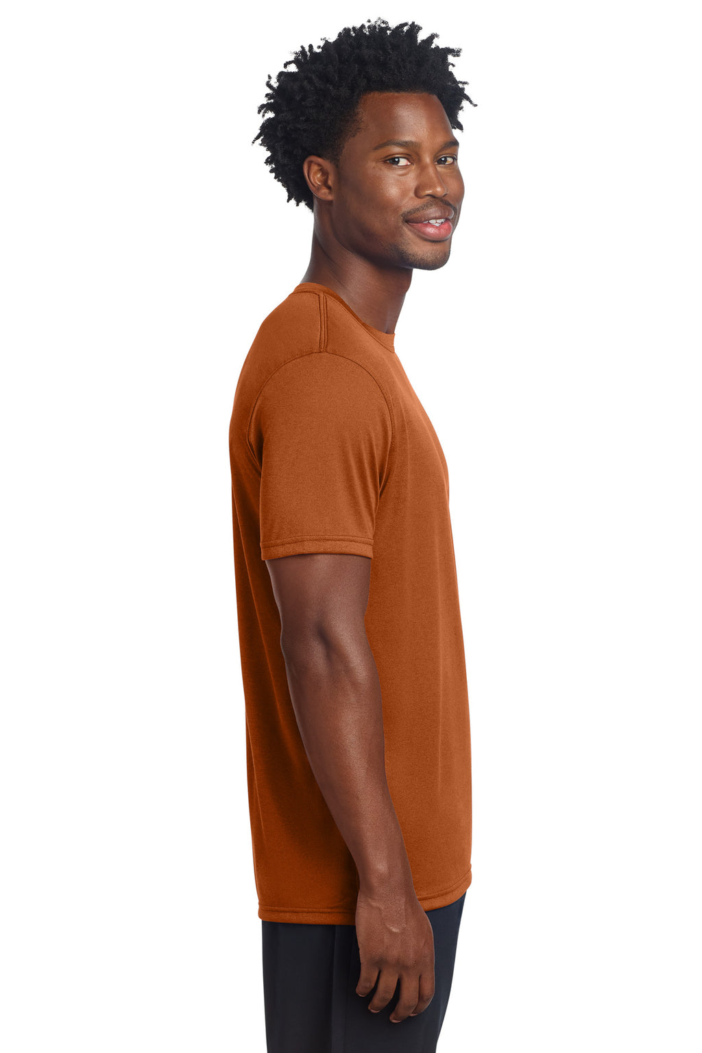 Sport-Tek Echo Tee ST760 - Texas Orange - side