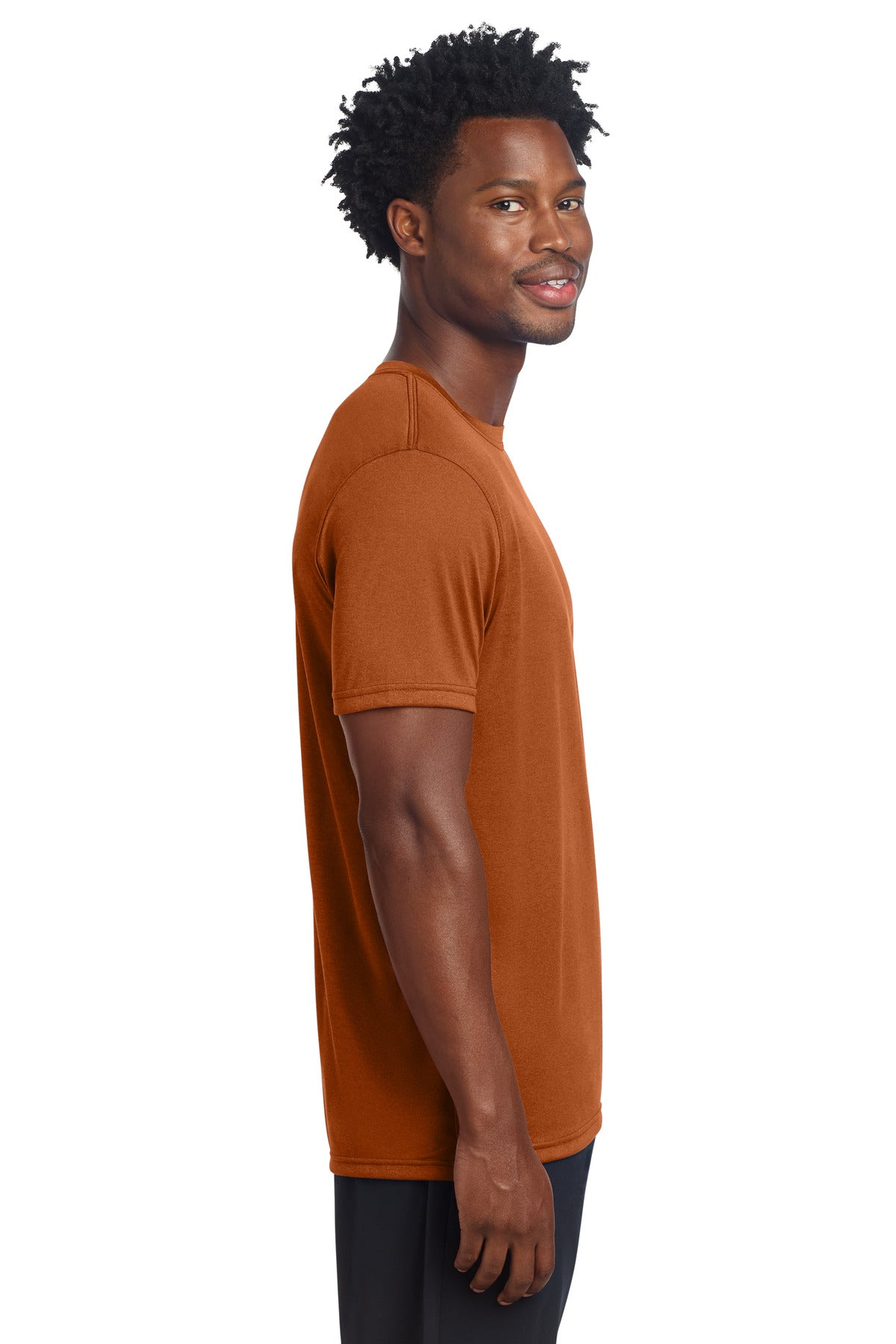 Sport-Tek Echo Tee ST760 - Texas Orange - side