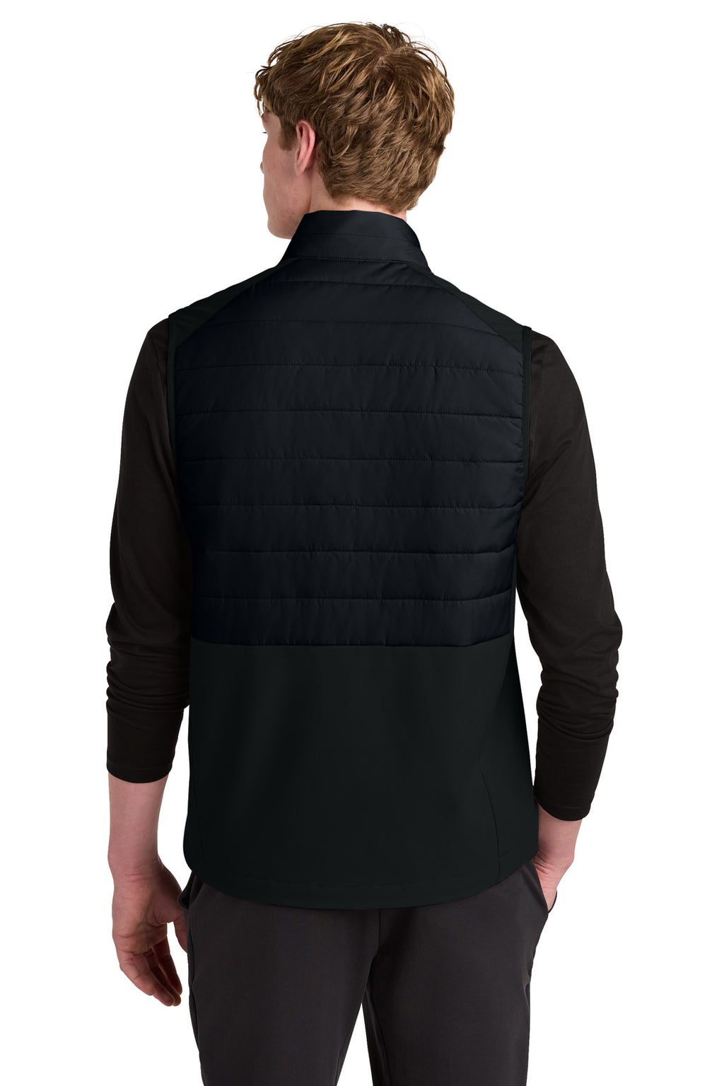 Sport-Tek Teknical Hybrid Vest ST941 - Black - back