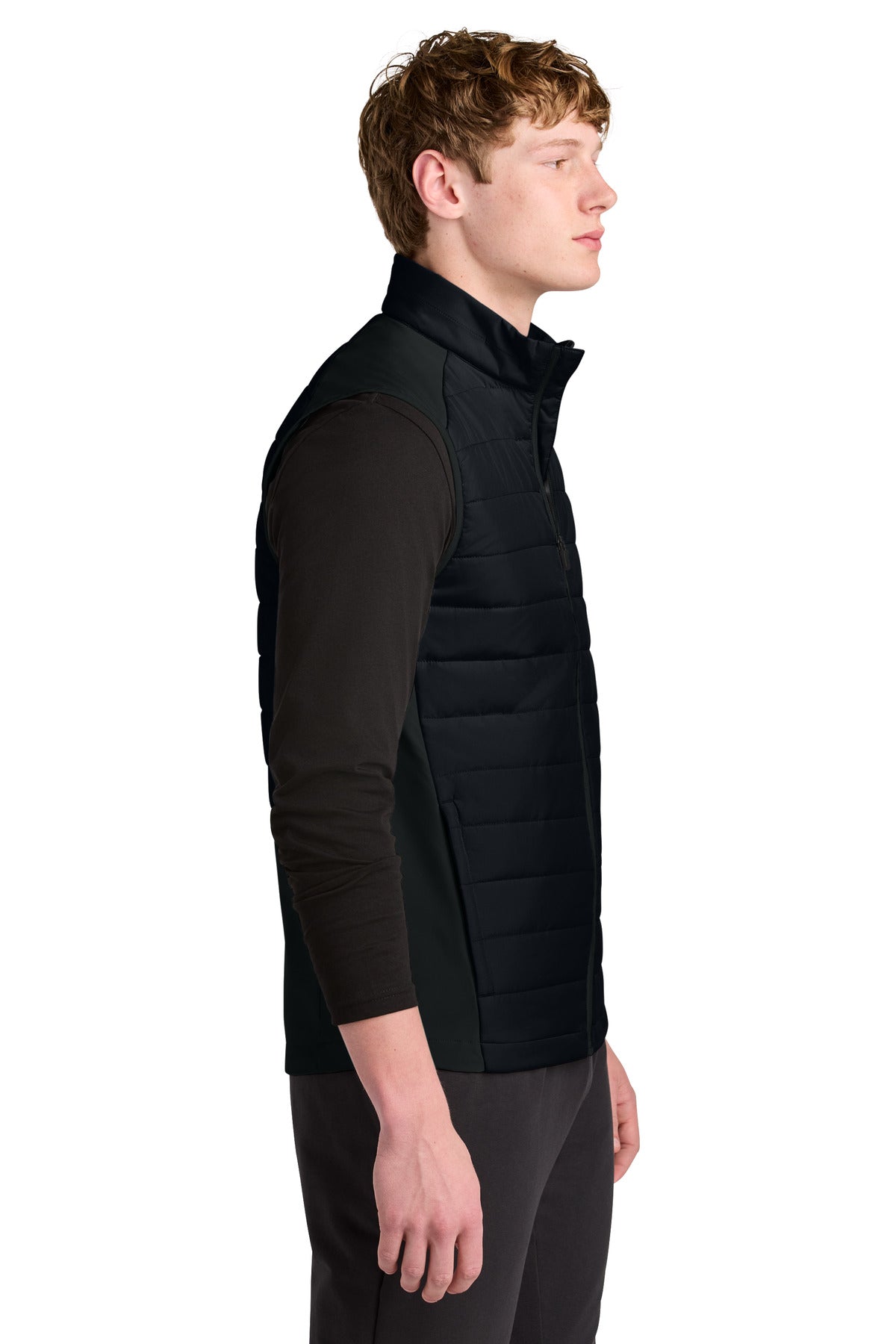Sport-Tek Teknical Hybrid Vest ST941 - Black - side