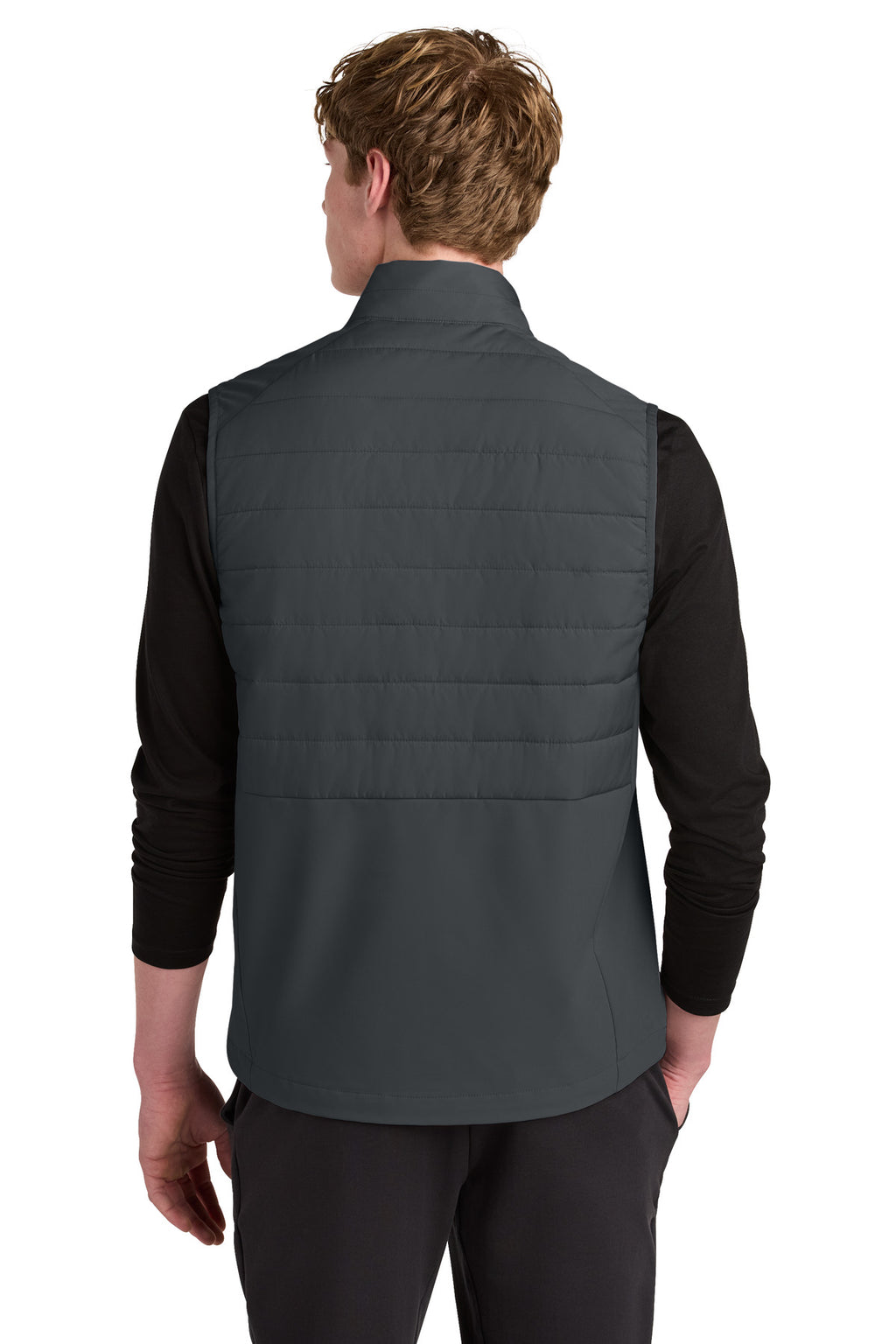 Sport-Tek Teknical Hybrid Vest ST941 - Iron Grey - back