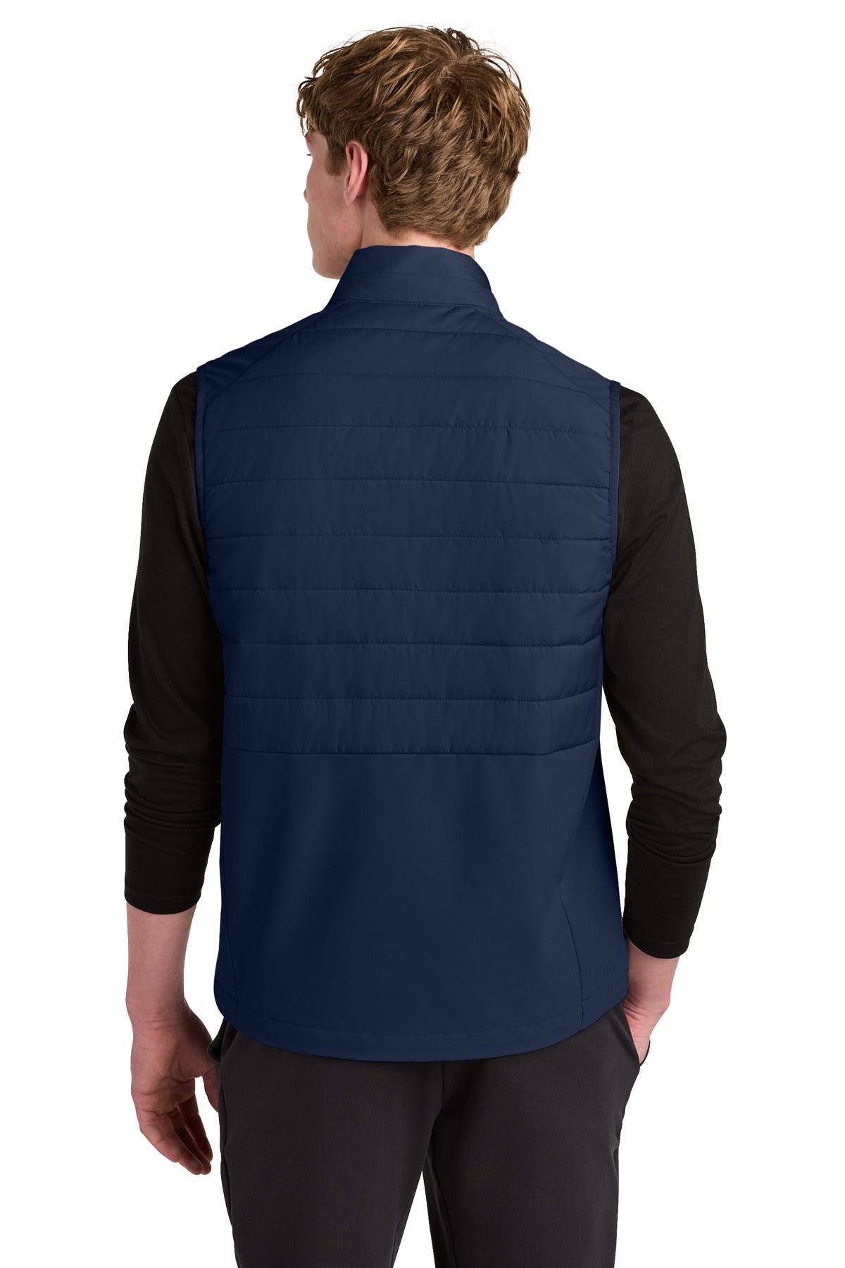 Sport-Tek Teknical Hybrid Vest ST941 - True Navy - back