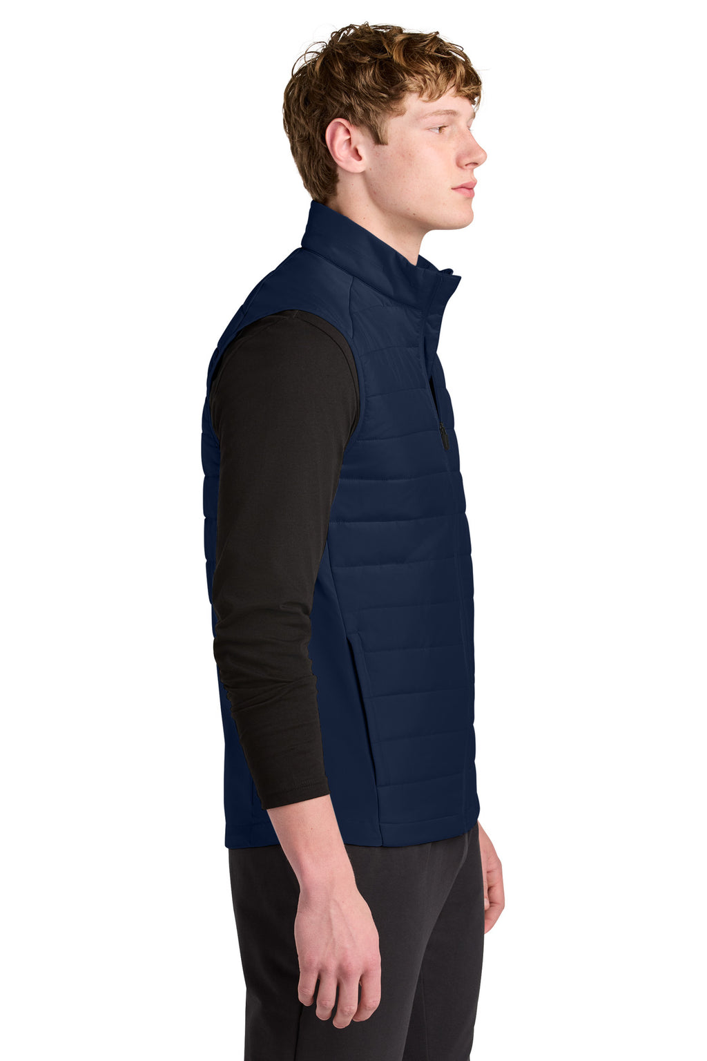 Sport-Tek Teknical Hybrid Vest ST941 - True Navy - side