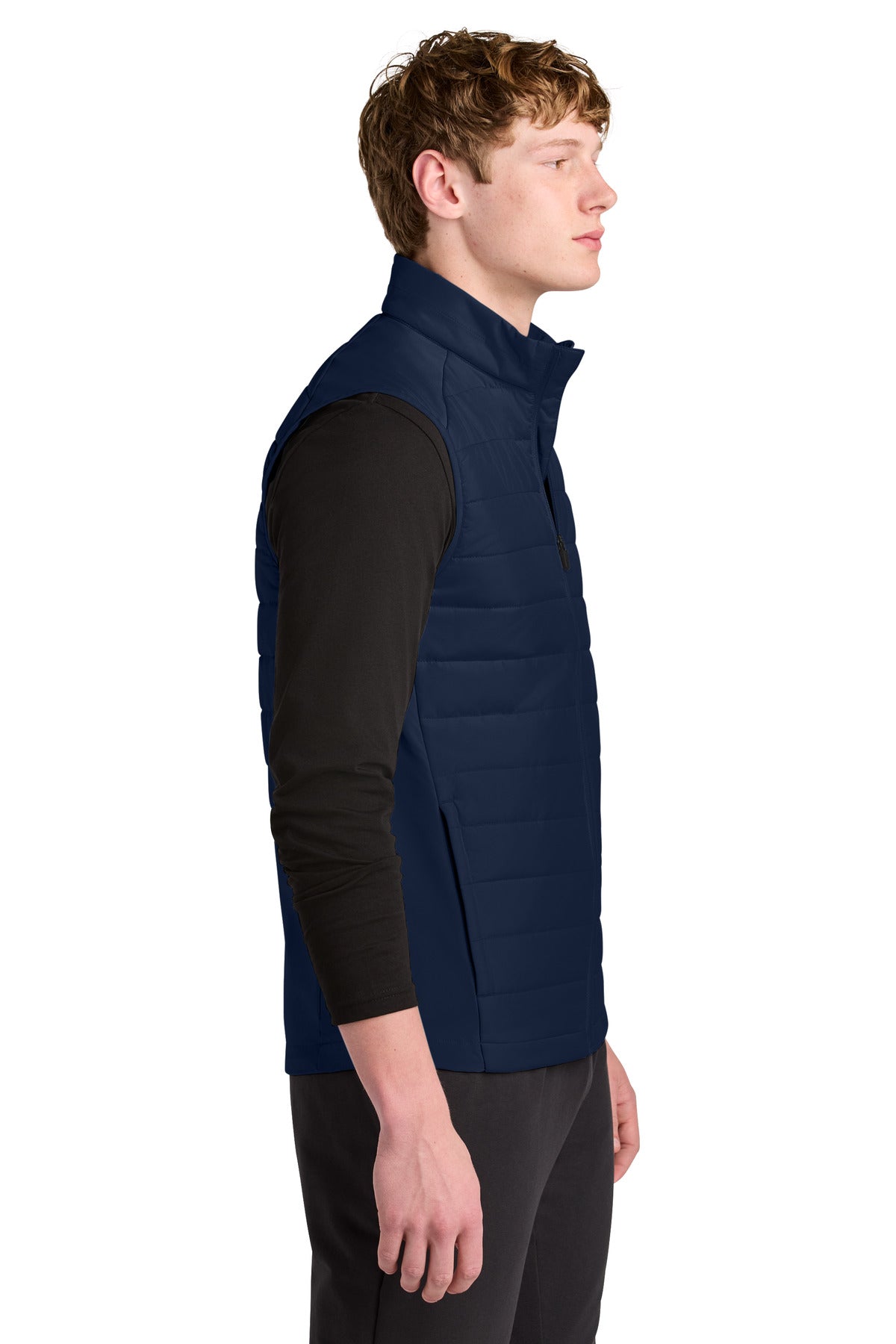 Sport-Tek Teknical Hybrid Vest ST941 - True Navy - side
