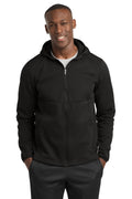 Sport-Tek Hooded Soft Shell Jacket ST980 - Deep Black - front