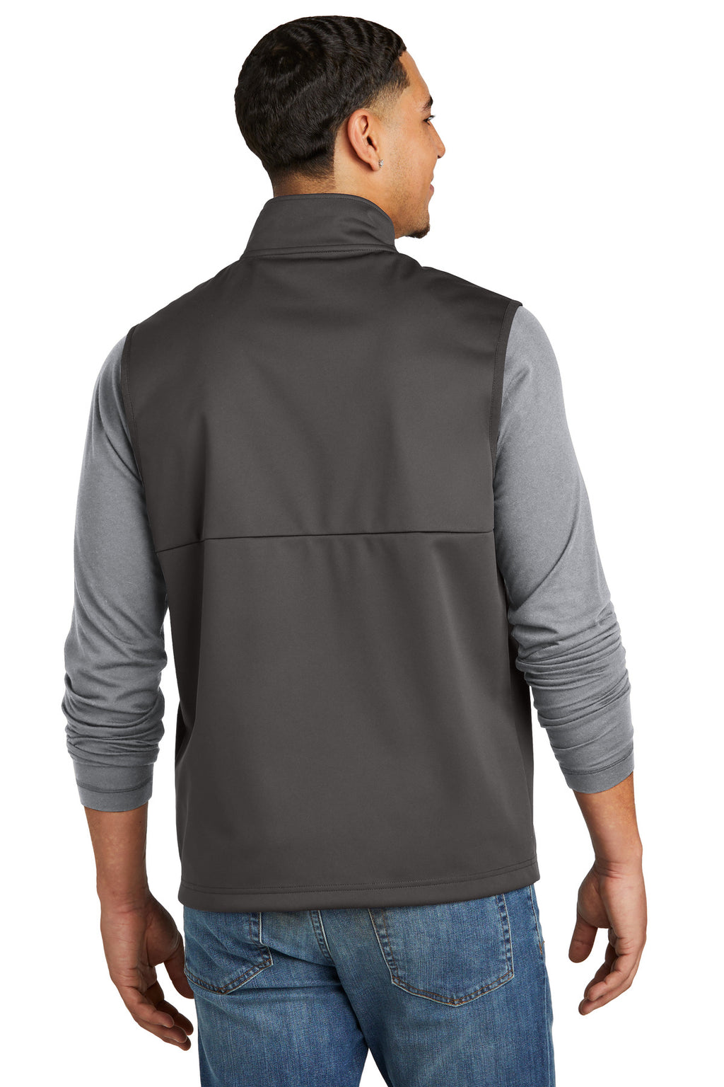 Sport-Tek Soft Shell Vest ST981 - Graphite - back